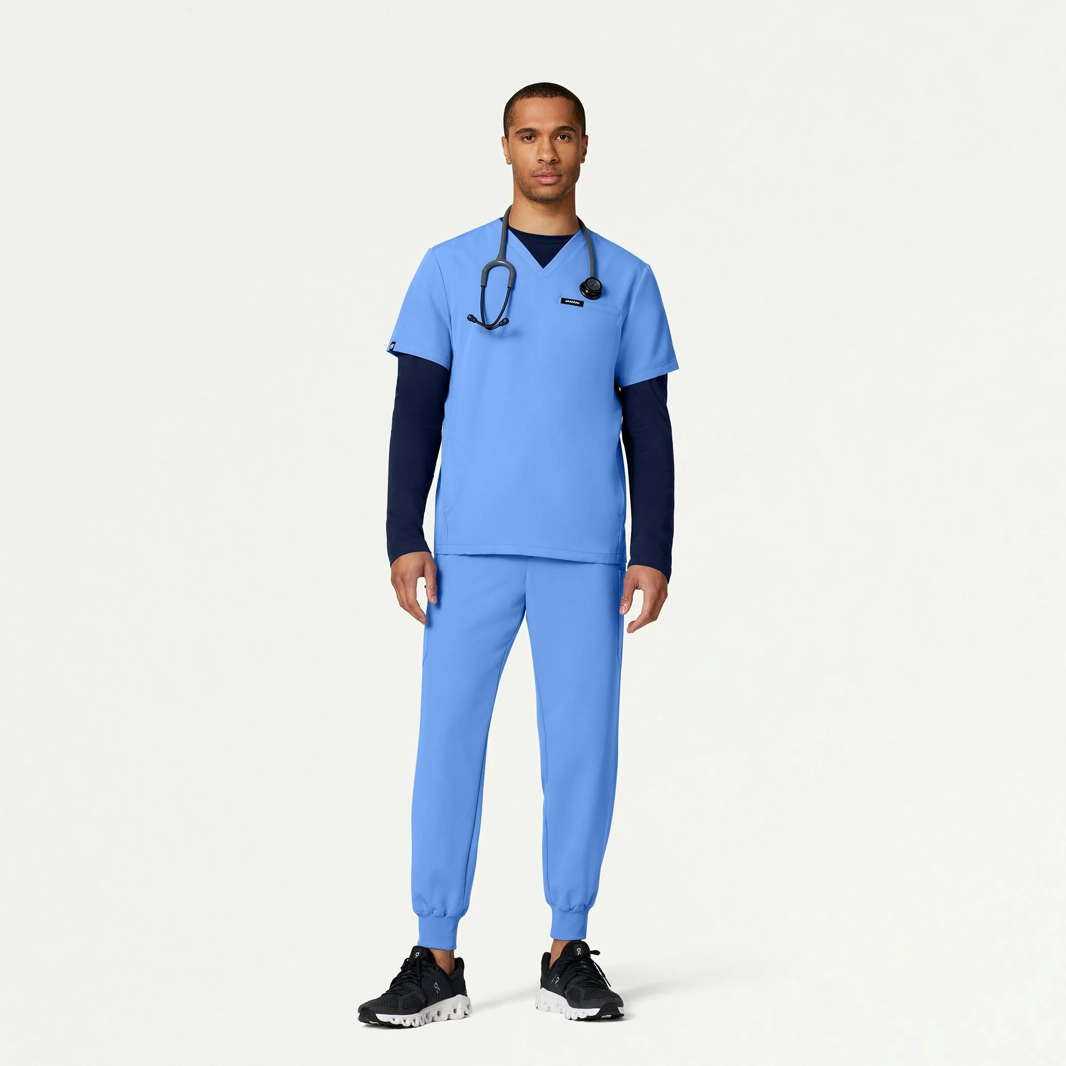 The Geiger Underscrub Set - Ceil Blue