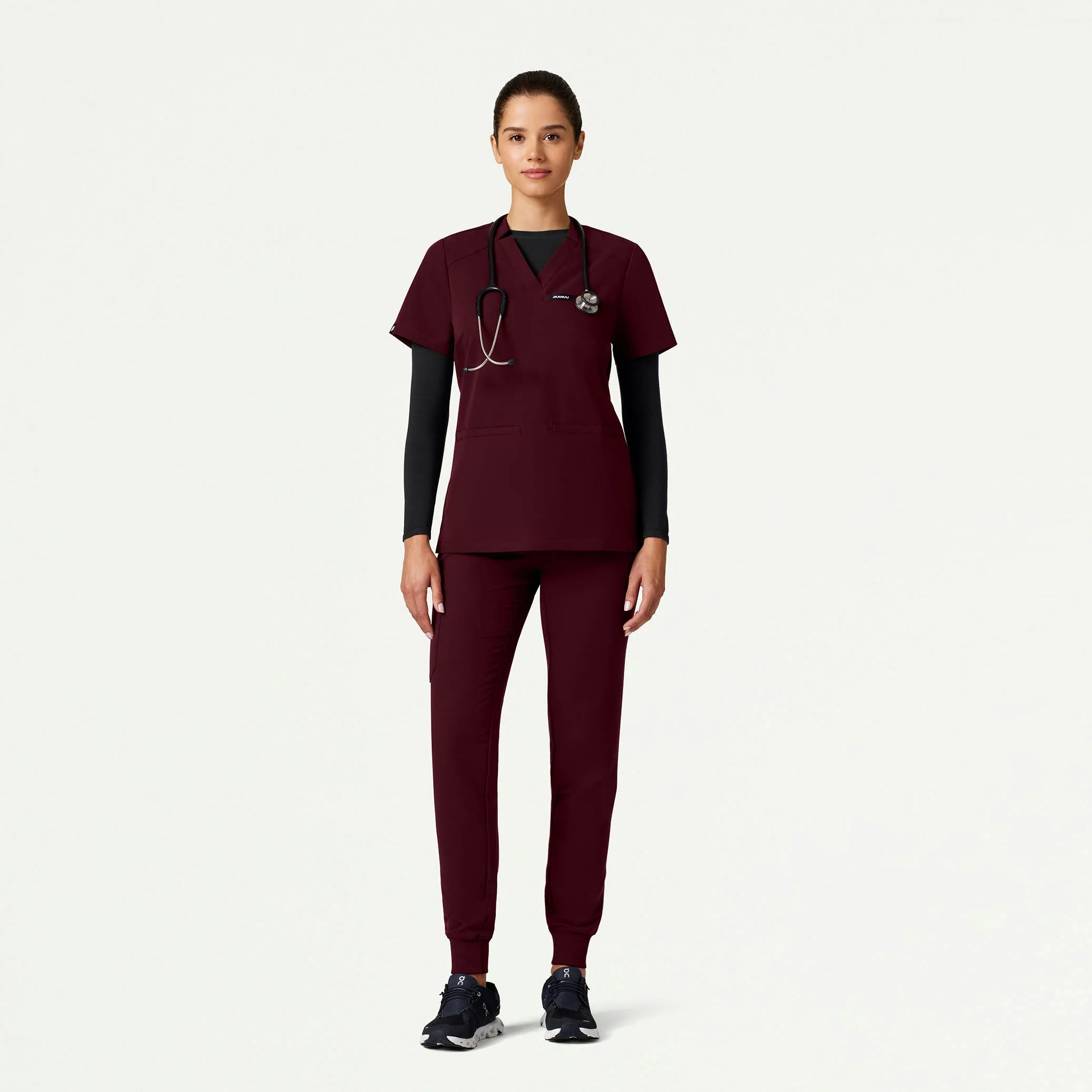 The Gia Outlast® Underscrub Set - Burgundy