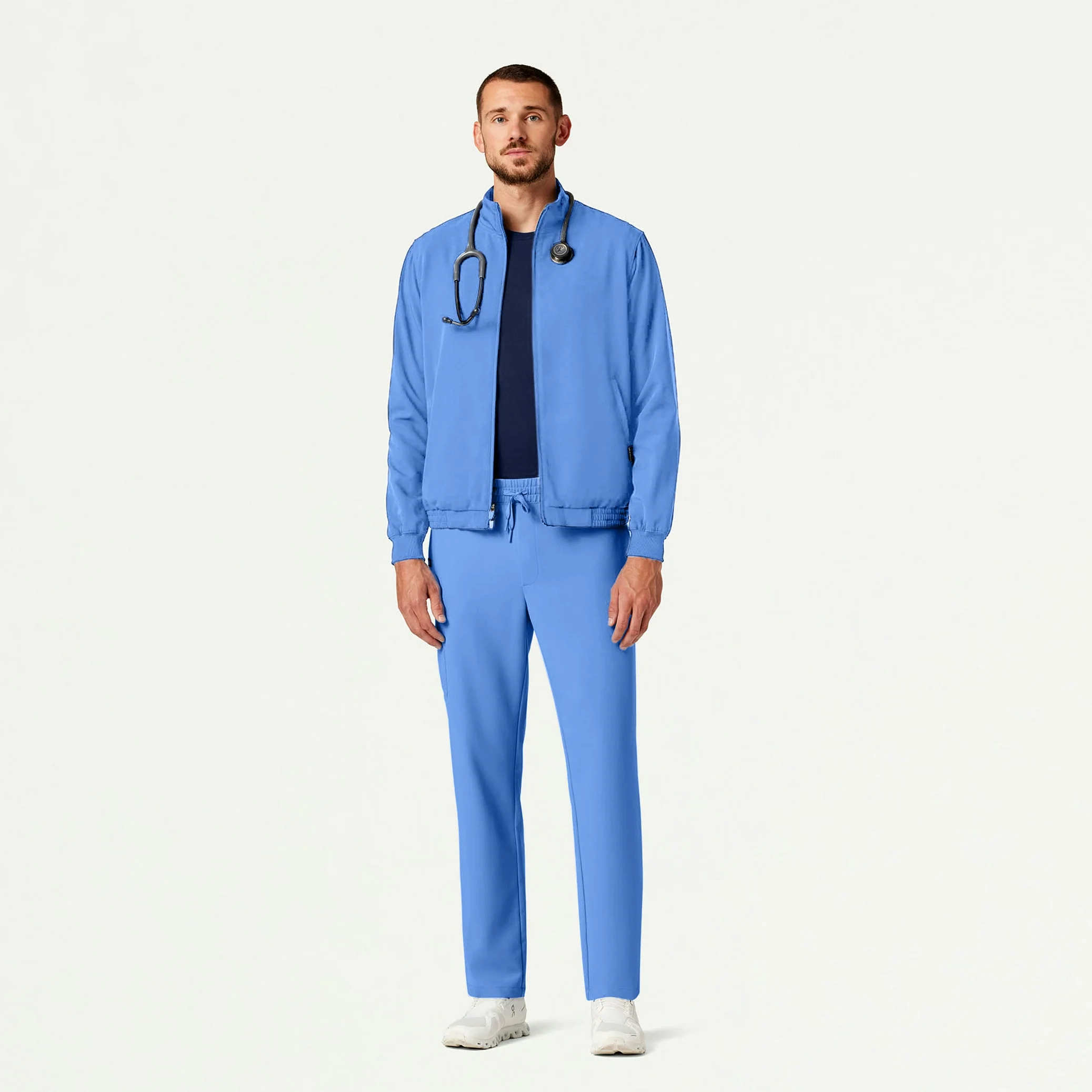 The Kohn Layered Scrub Set - Ceil Blue