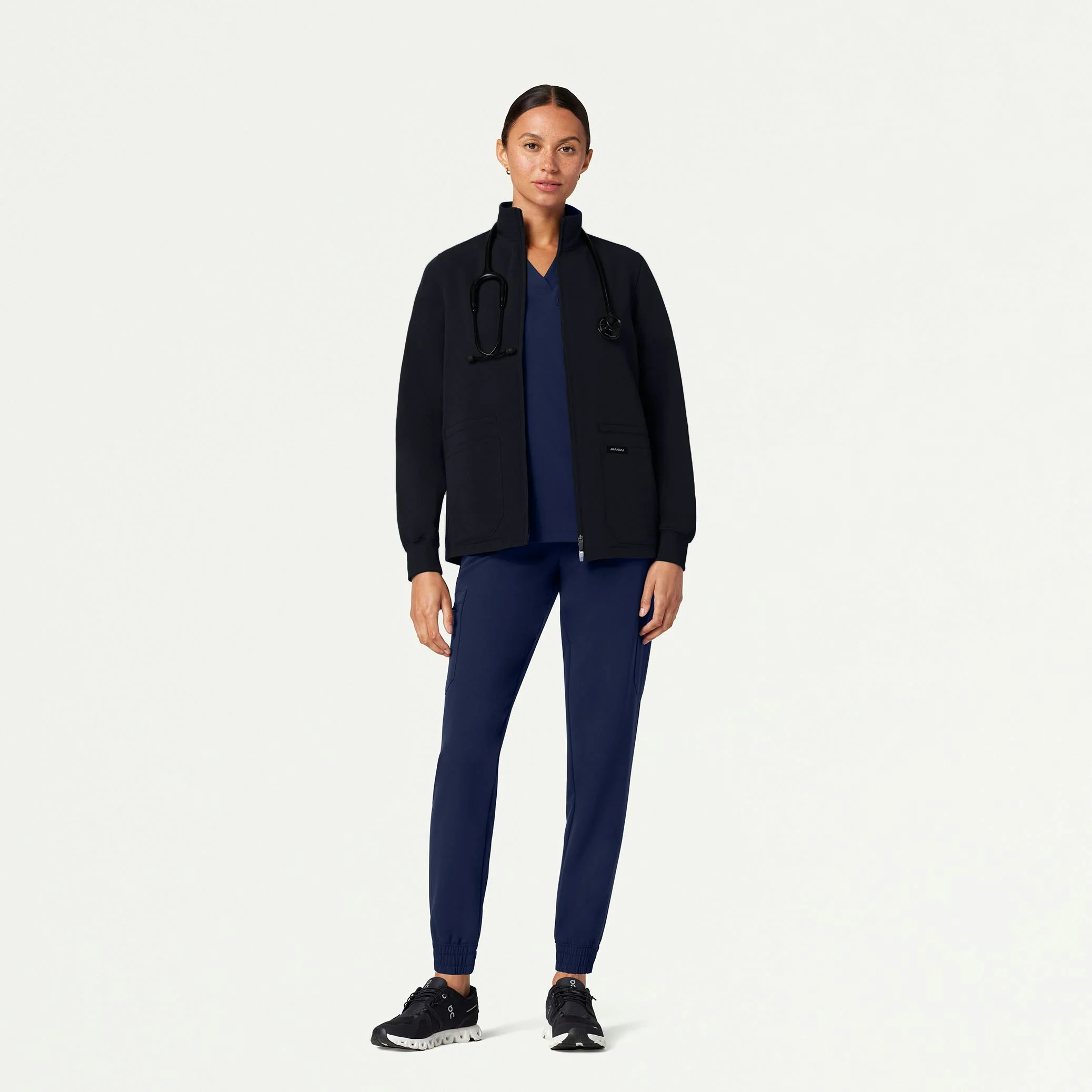The Lavo Jacket Scrub Set - Midnight Navy - Image 2