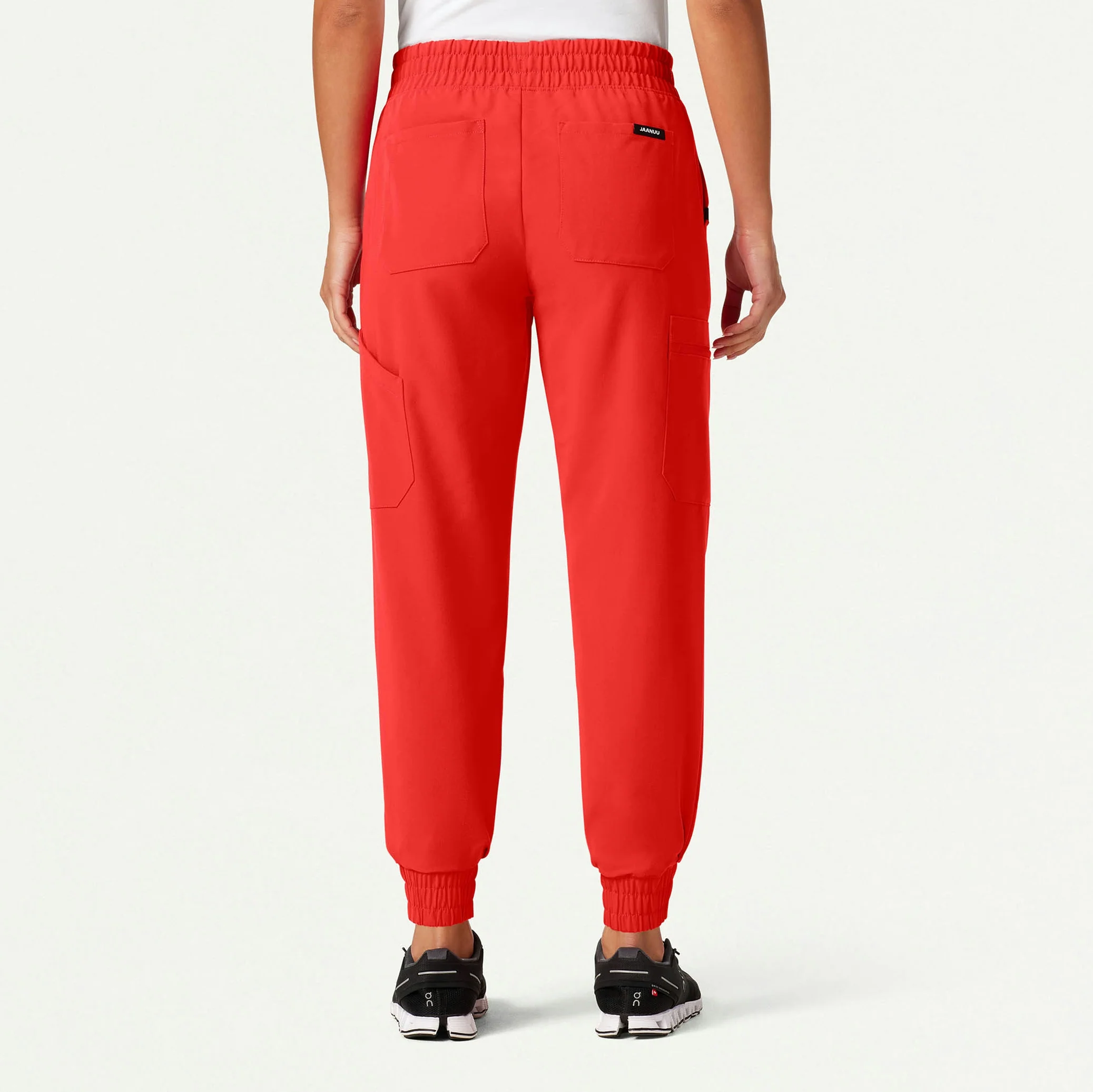 The Lawren Jacket Scrub Set - Solar Red - Image 2