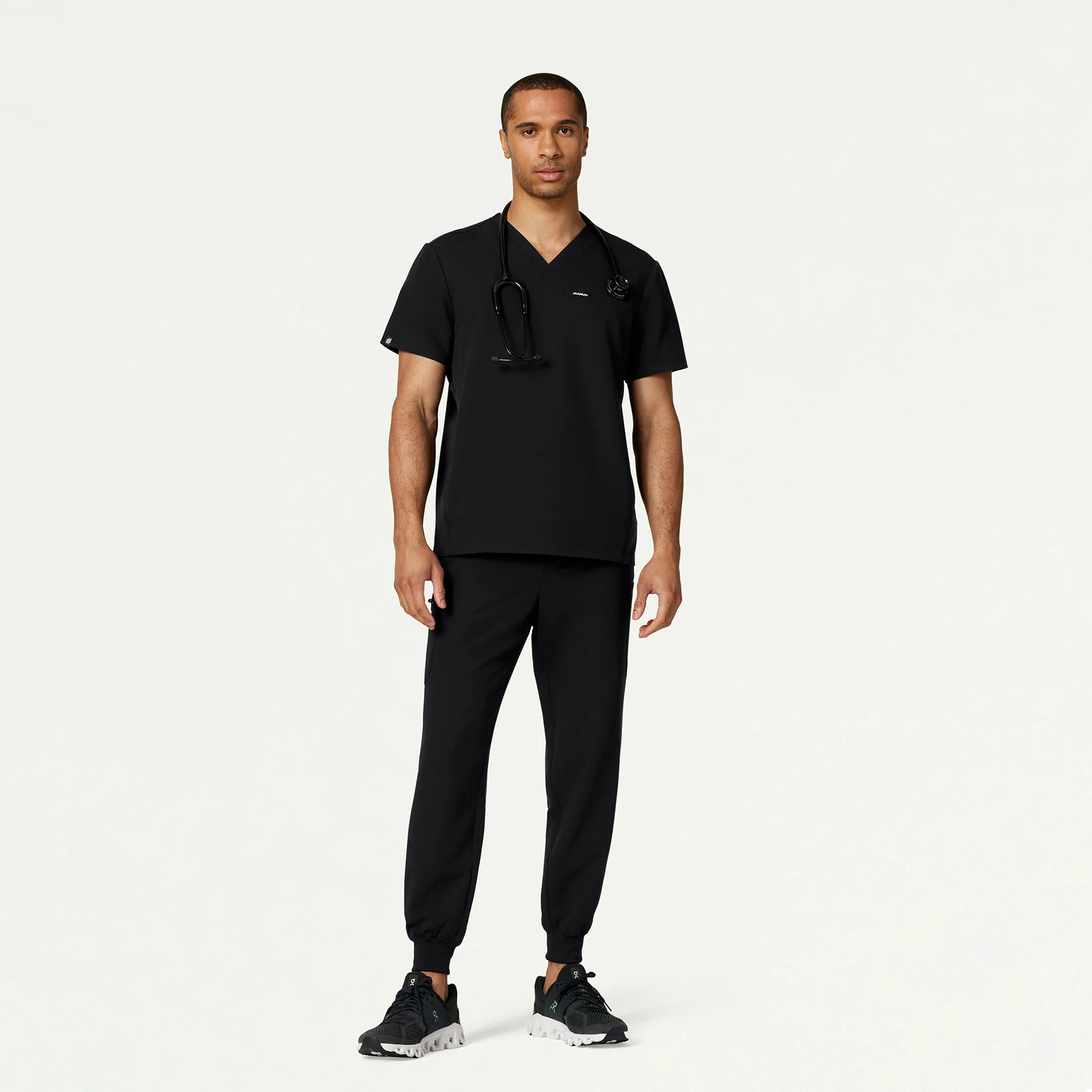 The 11-Pocket Scrub Set - Black