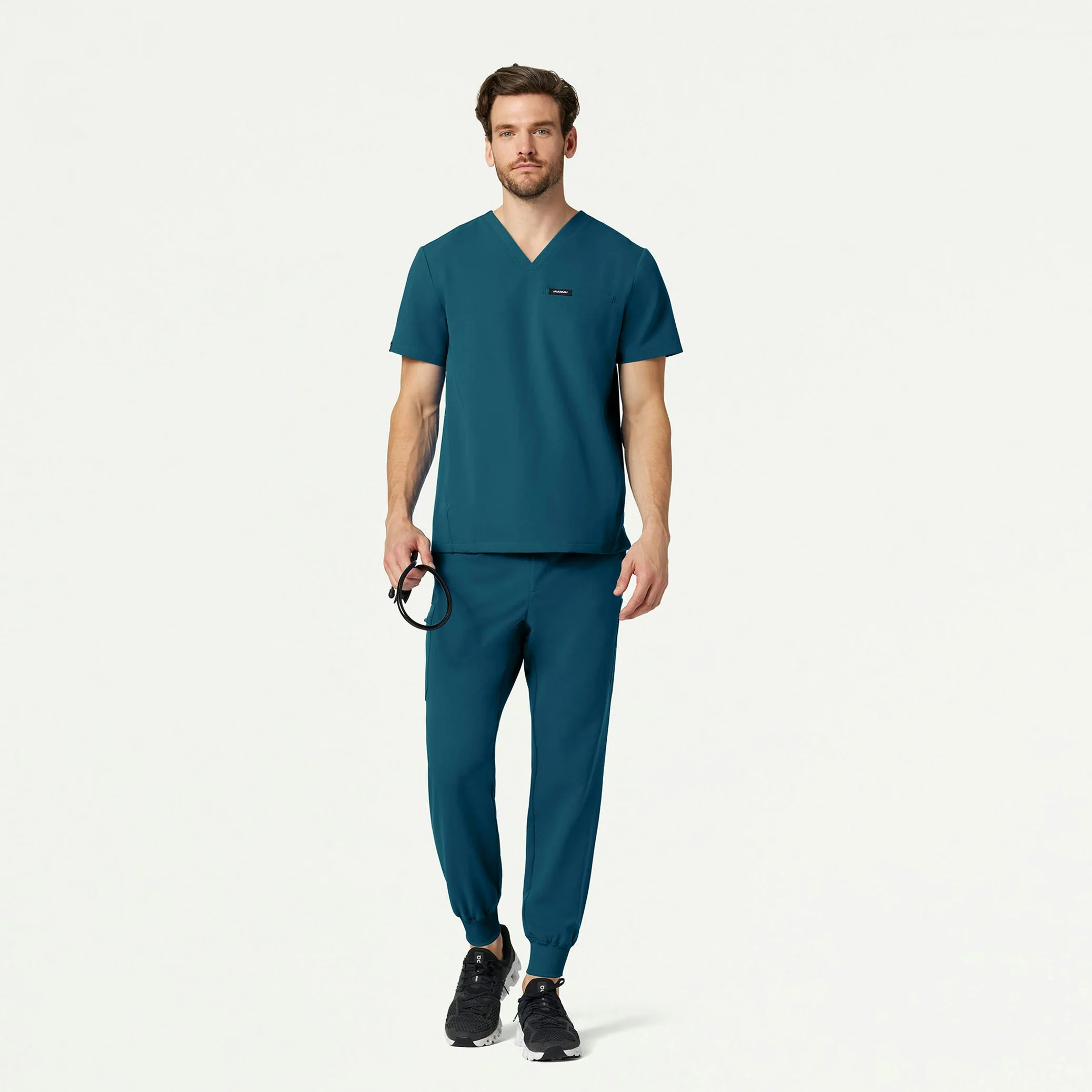 The 11-Pocket Scrub Set - Caribbean Blue