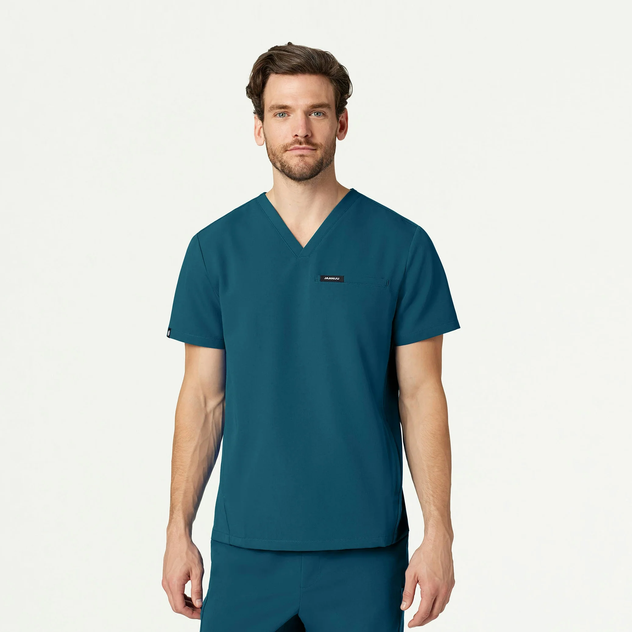 The 11-Pocket Scrub Set - Caribbean Blue - Image 2