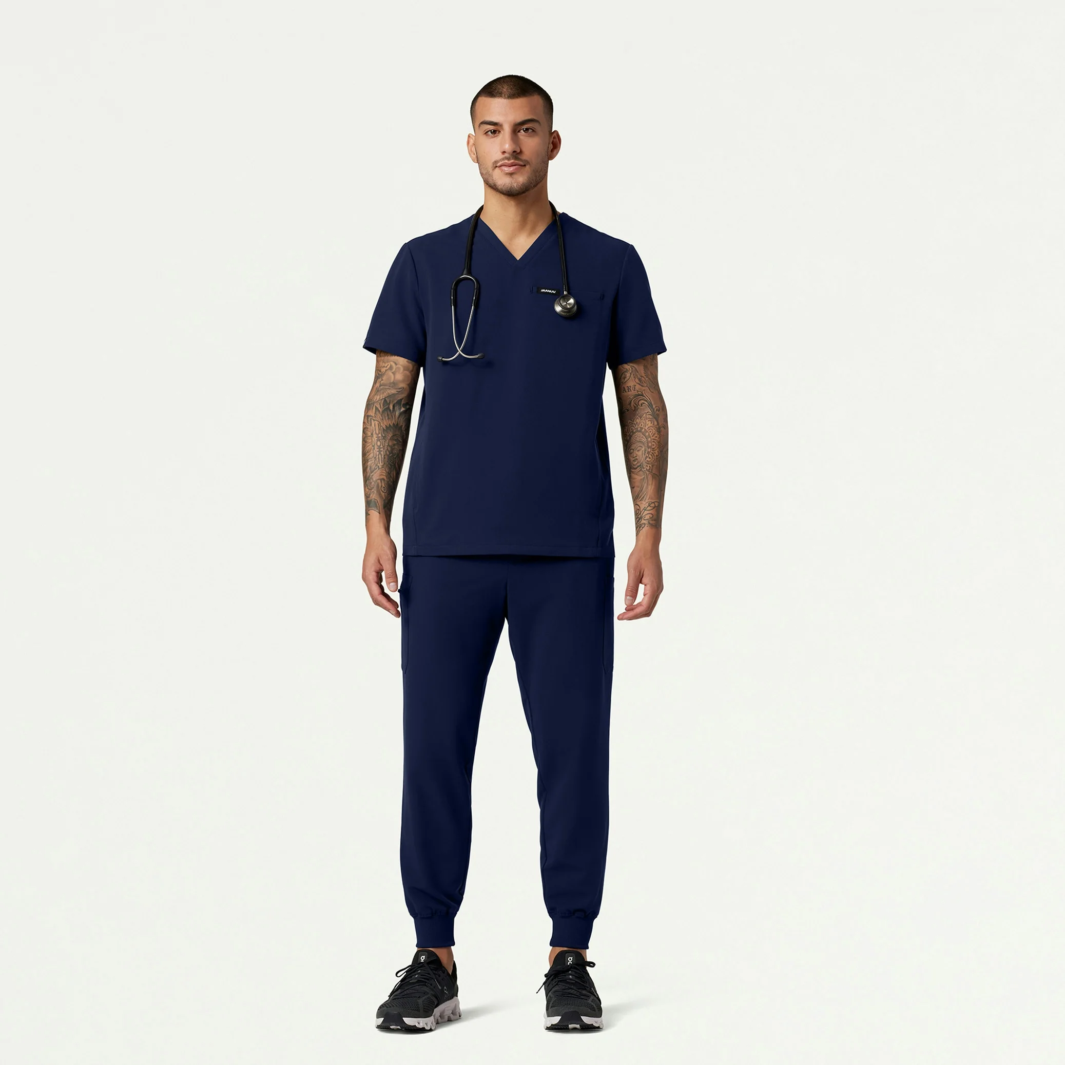 The 11-Pocket Scrub Set - Midnight Navy
