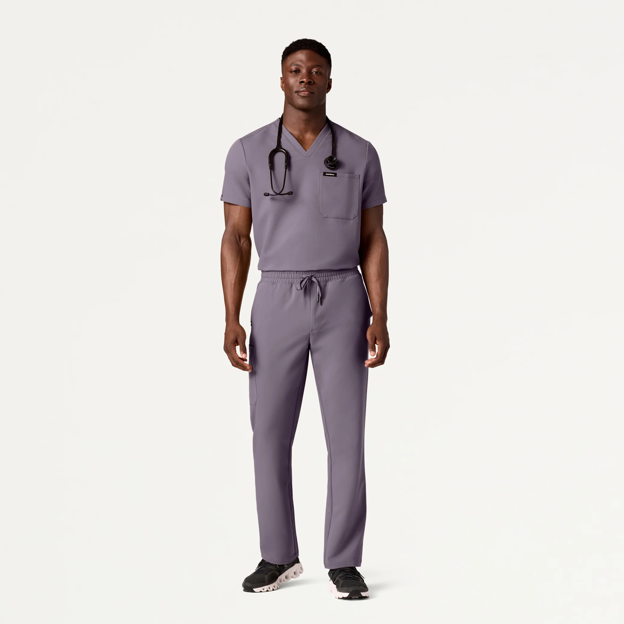 The Niels Essential Scrub Set - Titanium