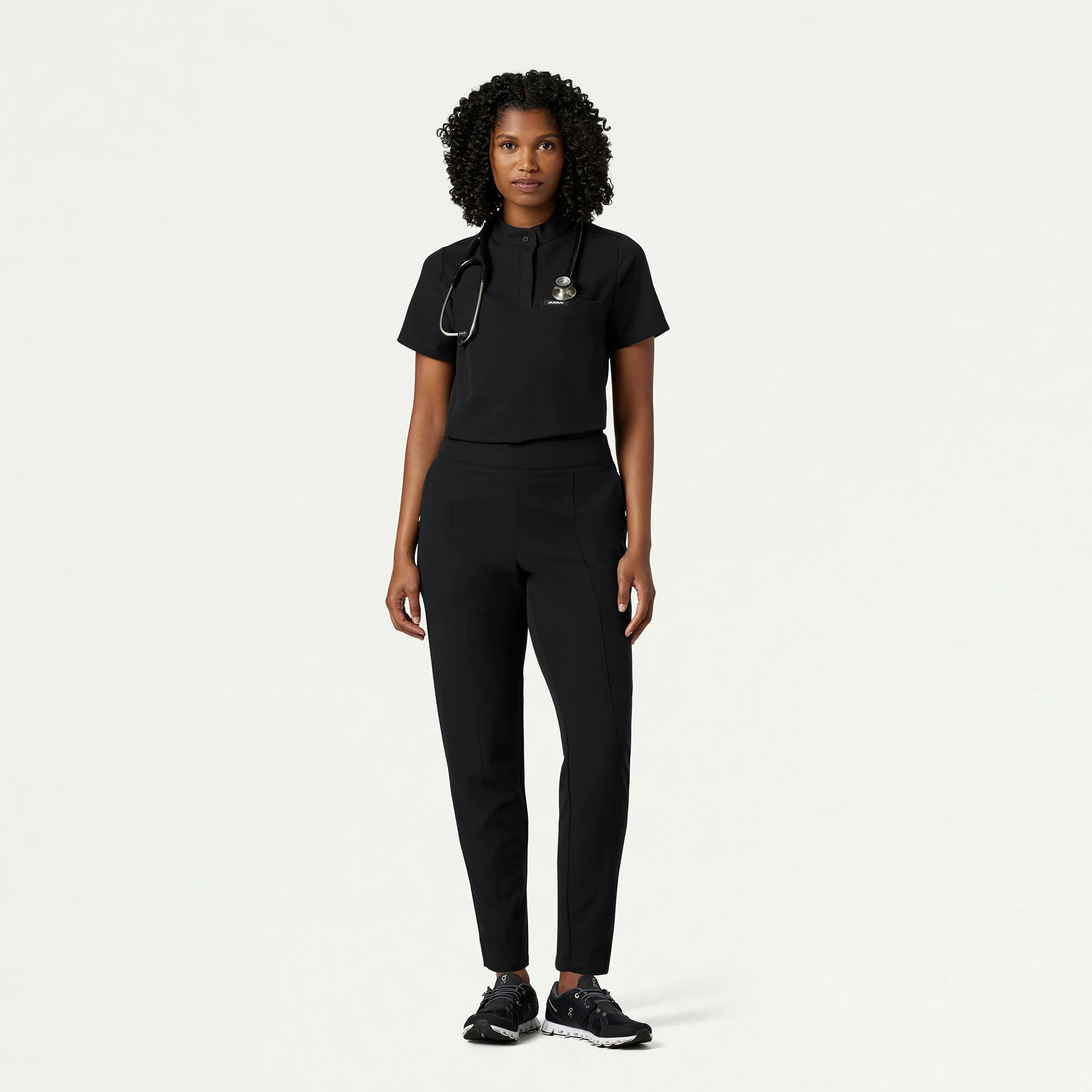 The Morgan Essential Scrub Set - Black