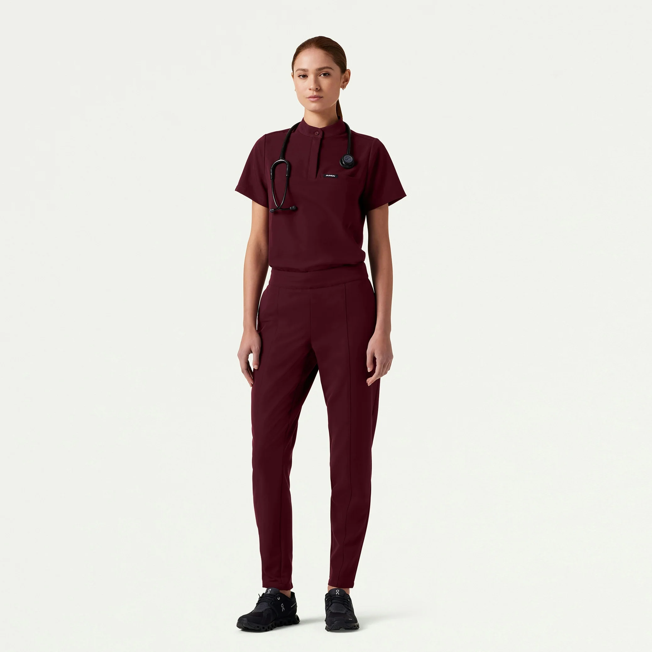 The Morgan Essential Scrub Set - Burgundy
