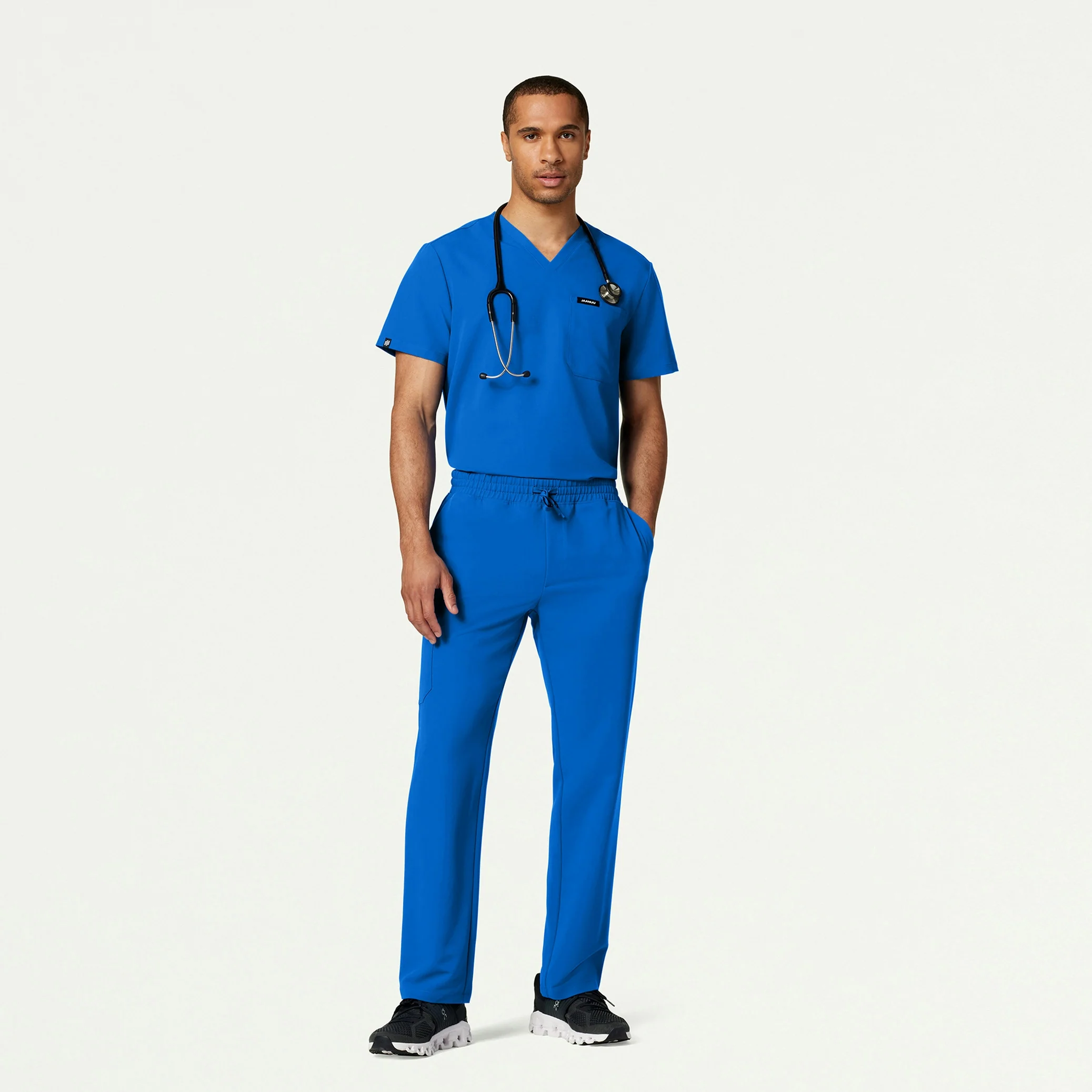 The Niels Essential Scrub Set - Royal Blue