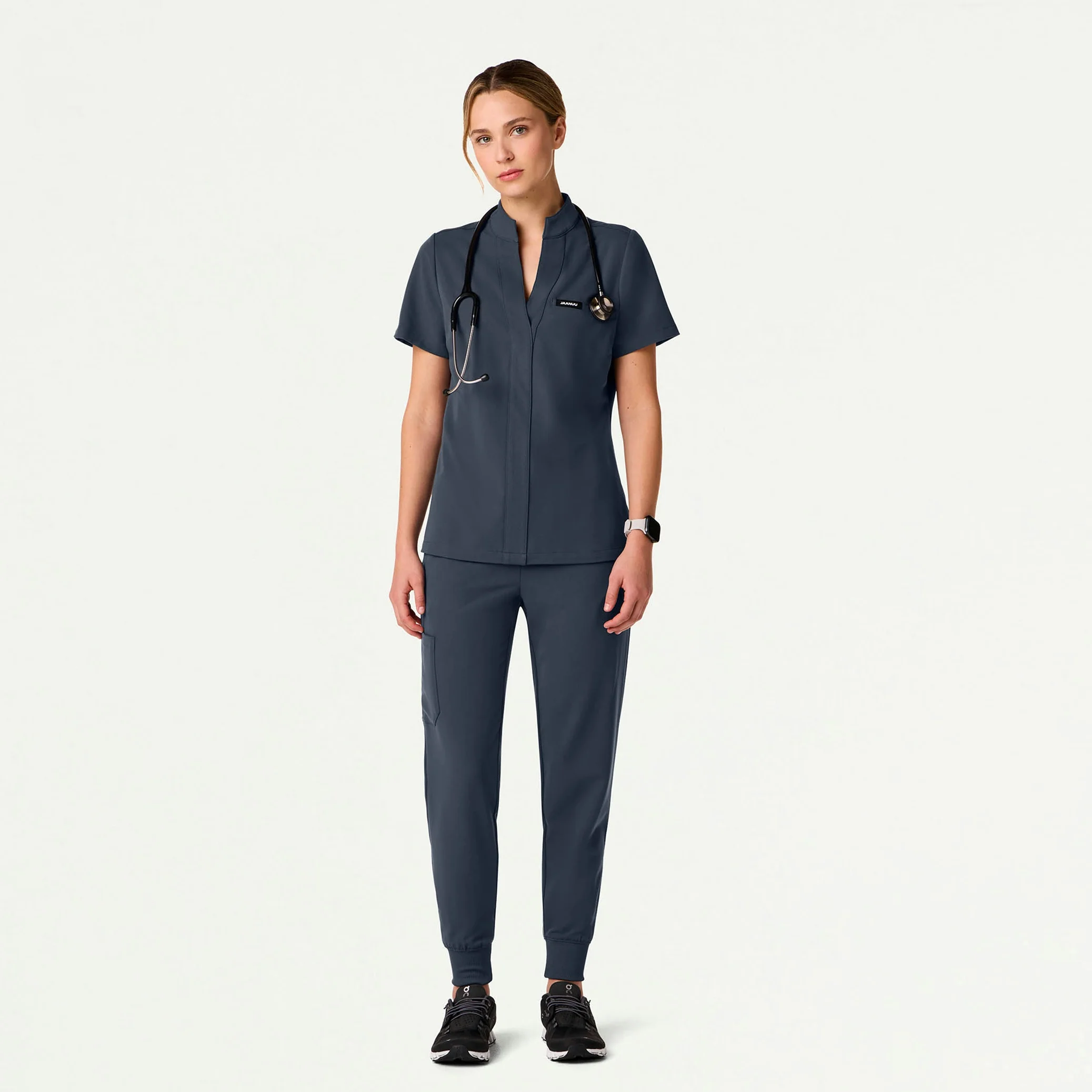 The Sersi Essential Scrub Set - Carbon Gray