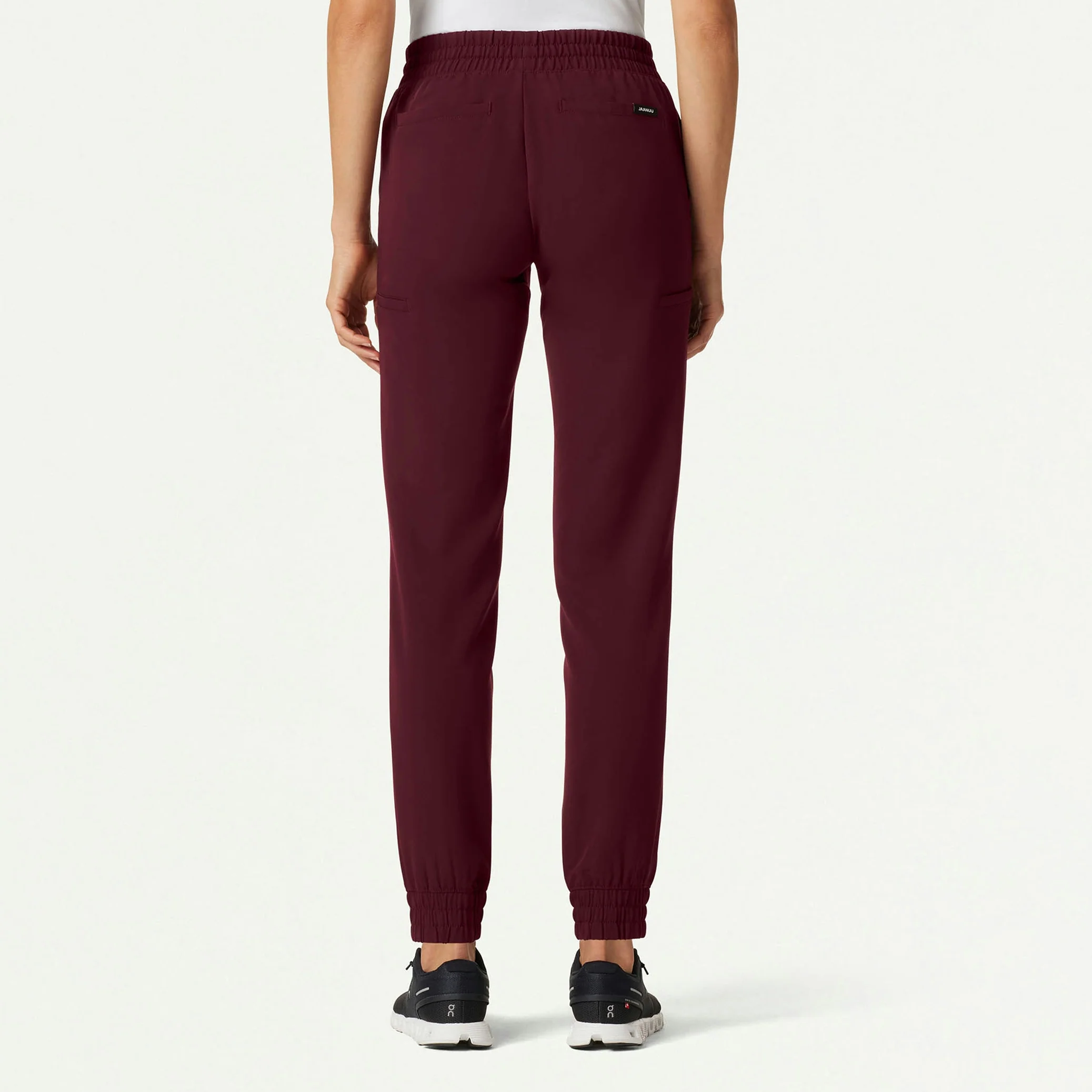 The Verda Jacket Scrub Set - Burgundy - Image 2