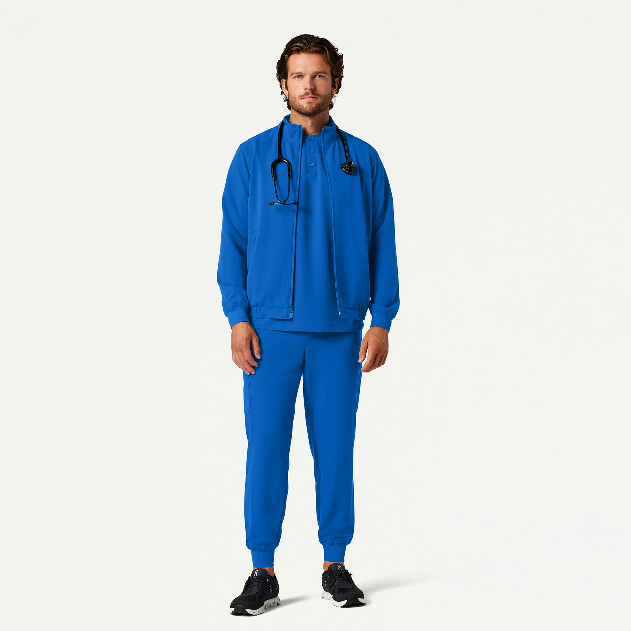 The Wilhelm Jacket Scrub Set - Royal Blue