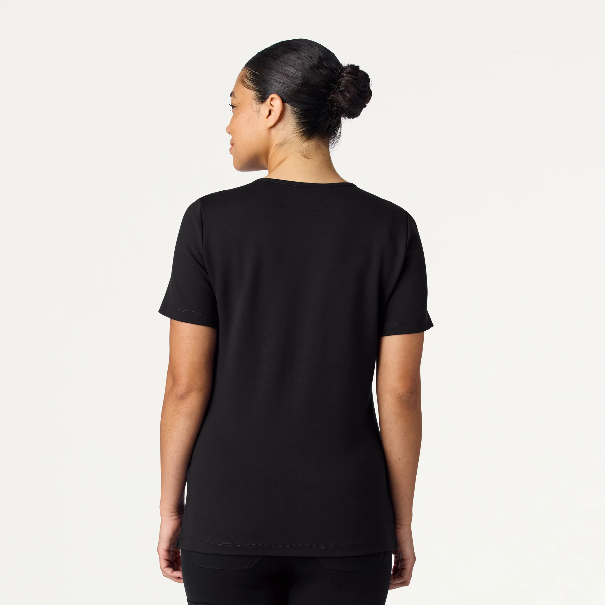 The 11-Pocket UltraSOFT Scrub Set - Black - Image 3