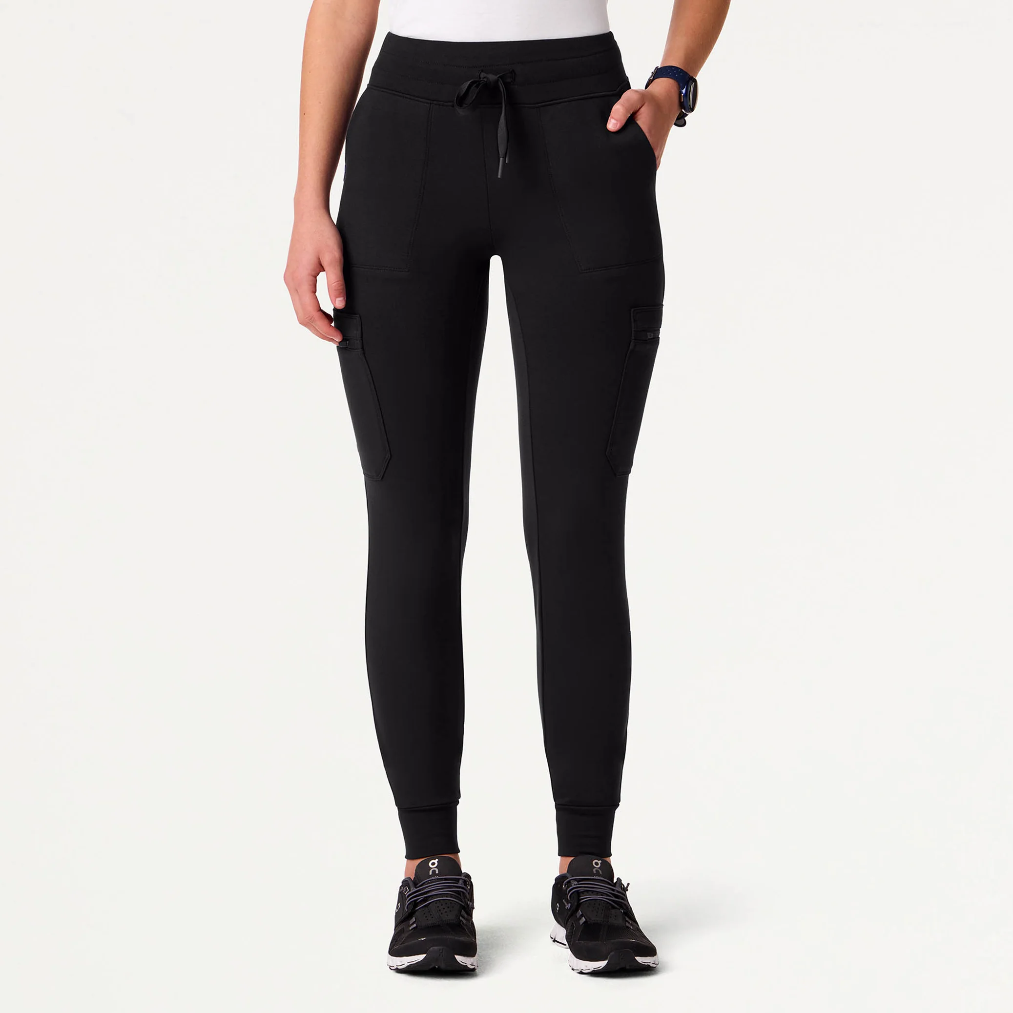 The 11-Pocket UltraSOFT Scrub Set - Black - Image 4