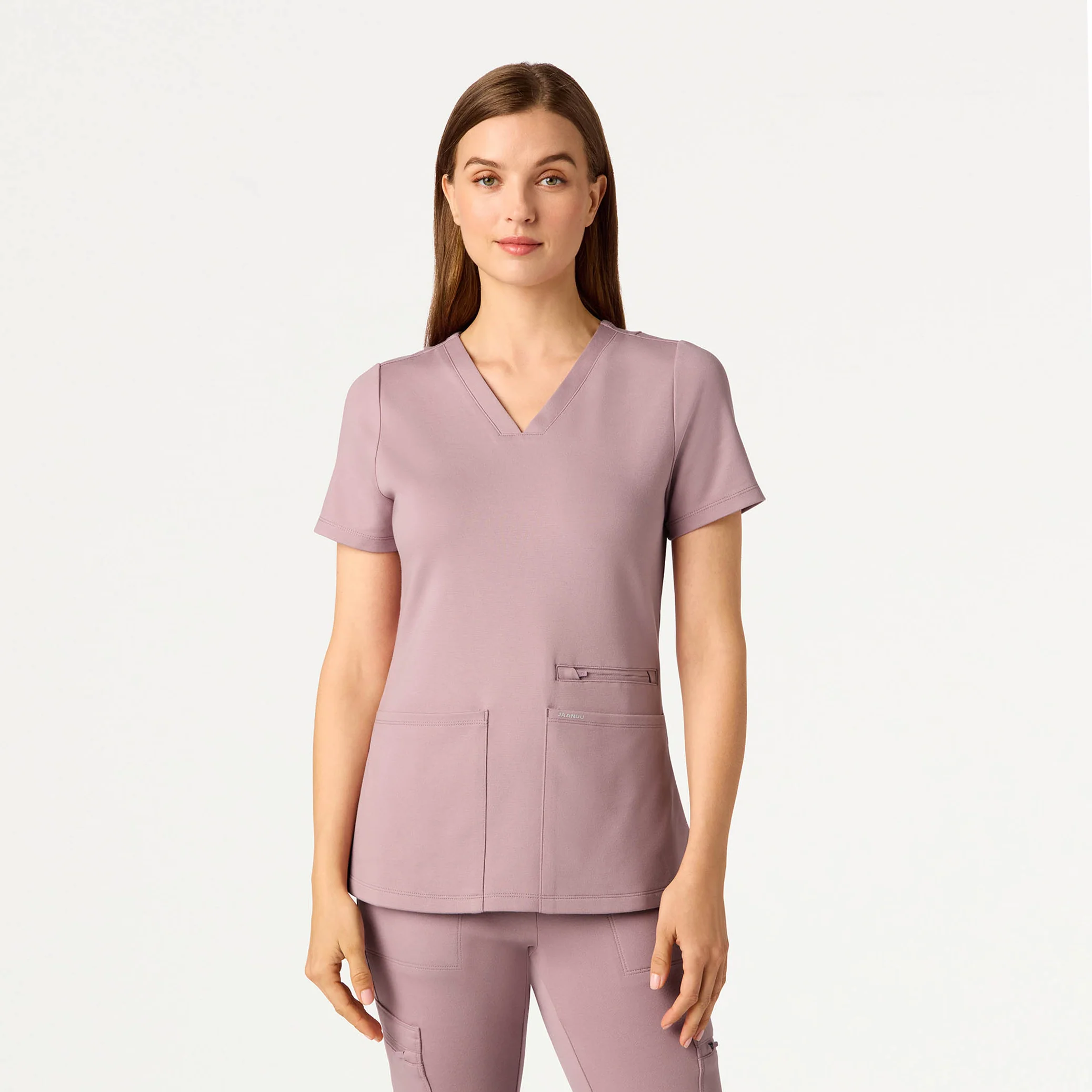 The 14-Pocket UltraSOFT™ Scrub Set - Blossom - Image 2