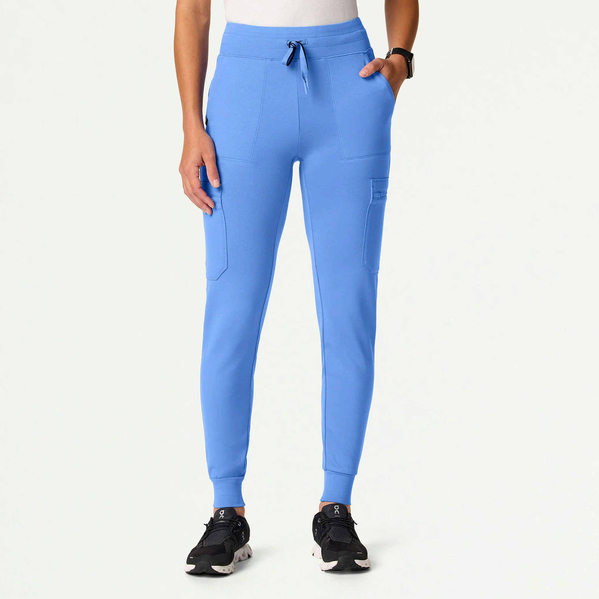 The 14-Pocket UltraSOFT™ Scrub Set - Ceil Blue - Image 4