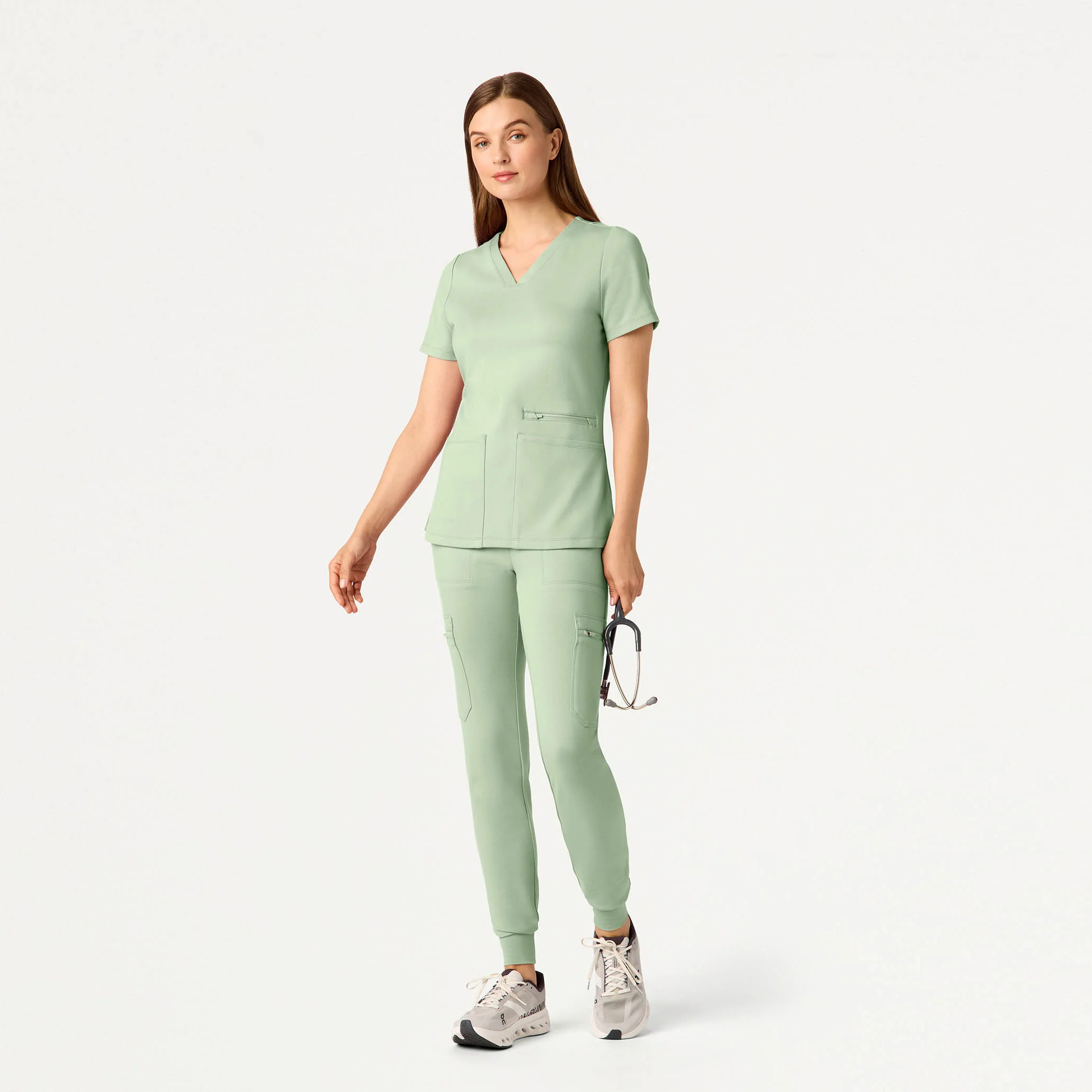 The 14-Pocket UltraSOFT™ Scrub Set - Mint