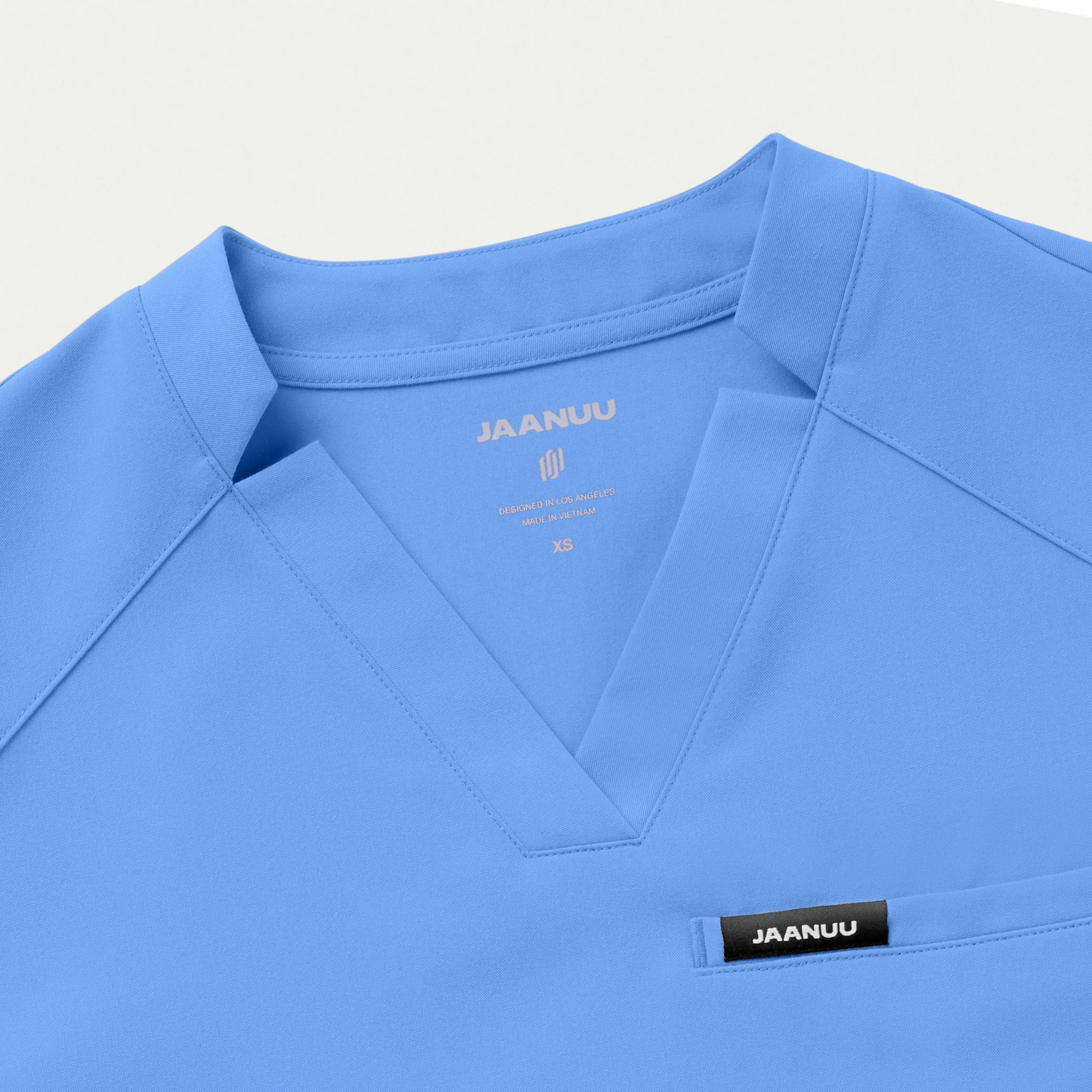 The Classic Notch Scrub Set - Ceil Blue - Image 4