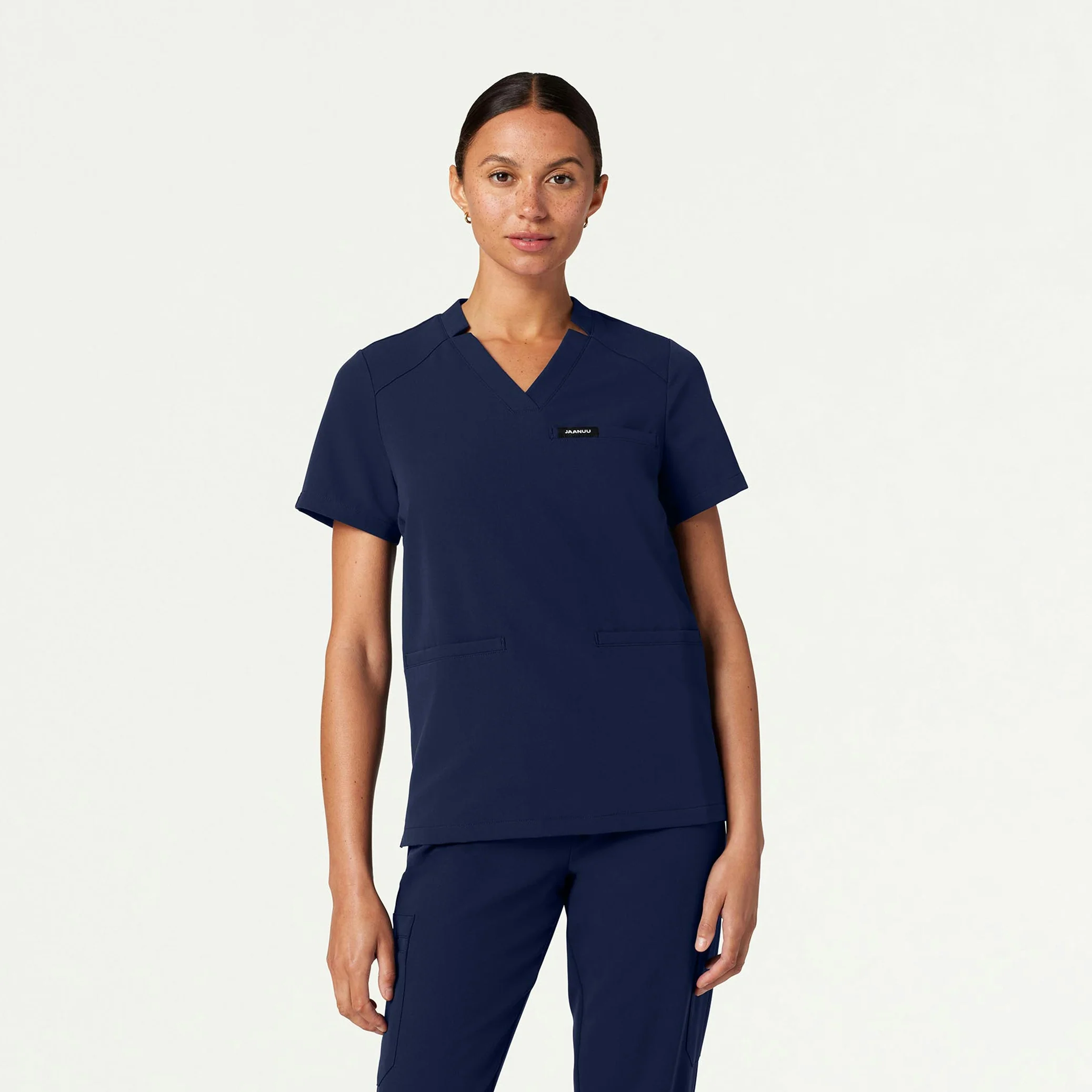 The Classic Notch Scrub Set - Midnight Navy - Image 2