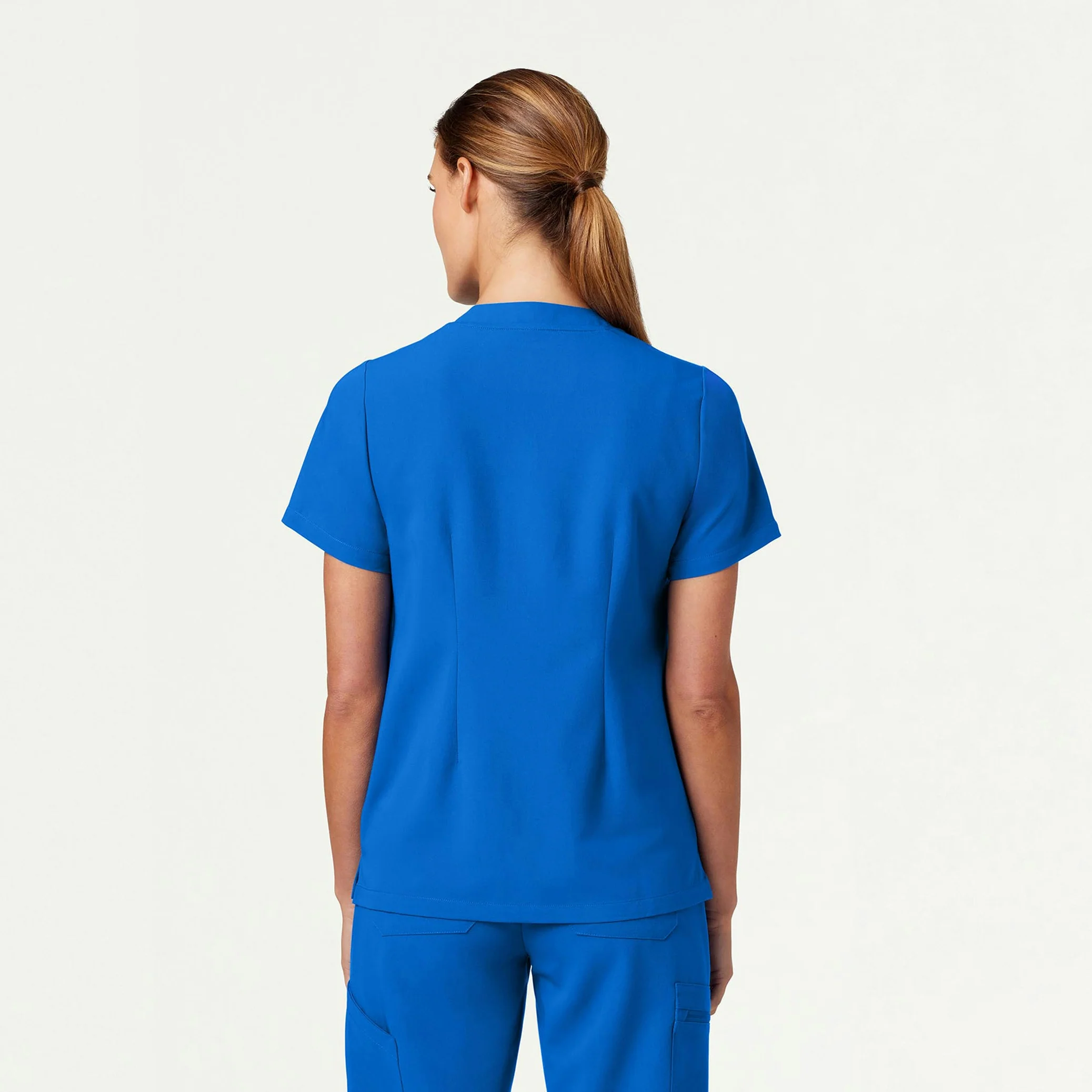 The Classic Notch Scrub Set - Royal Blue - Image 3