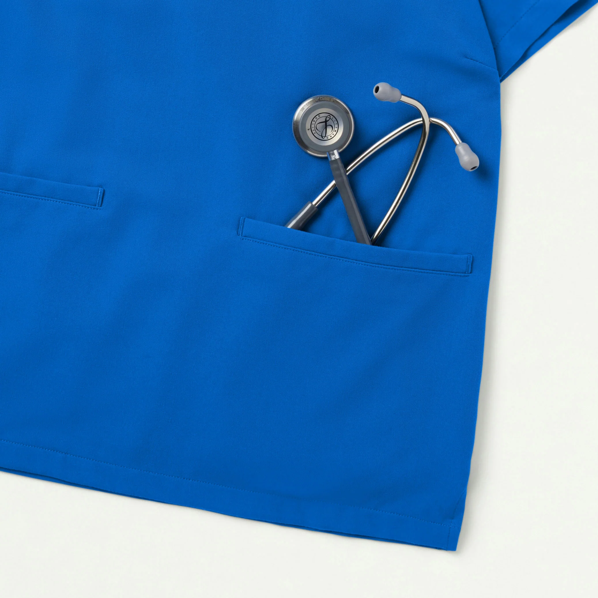 The Classic Notch Scrub Set - Royal Blue - Image 4