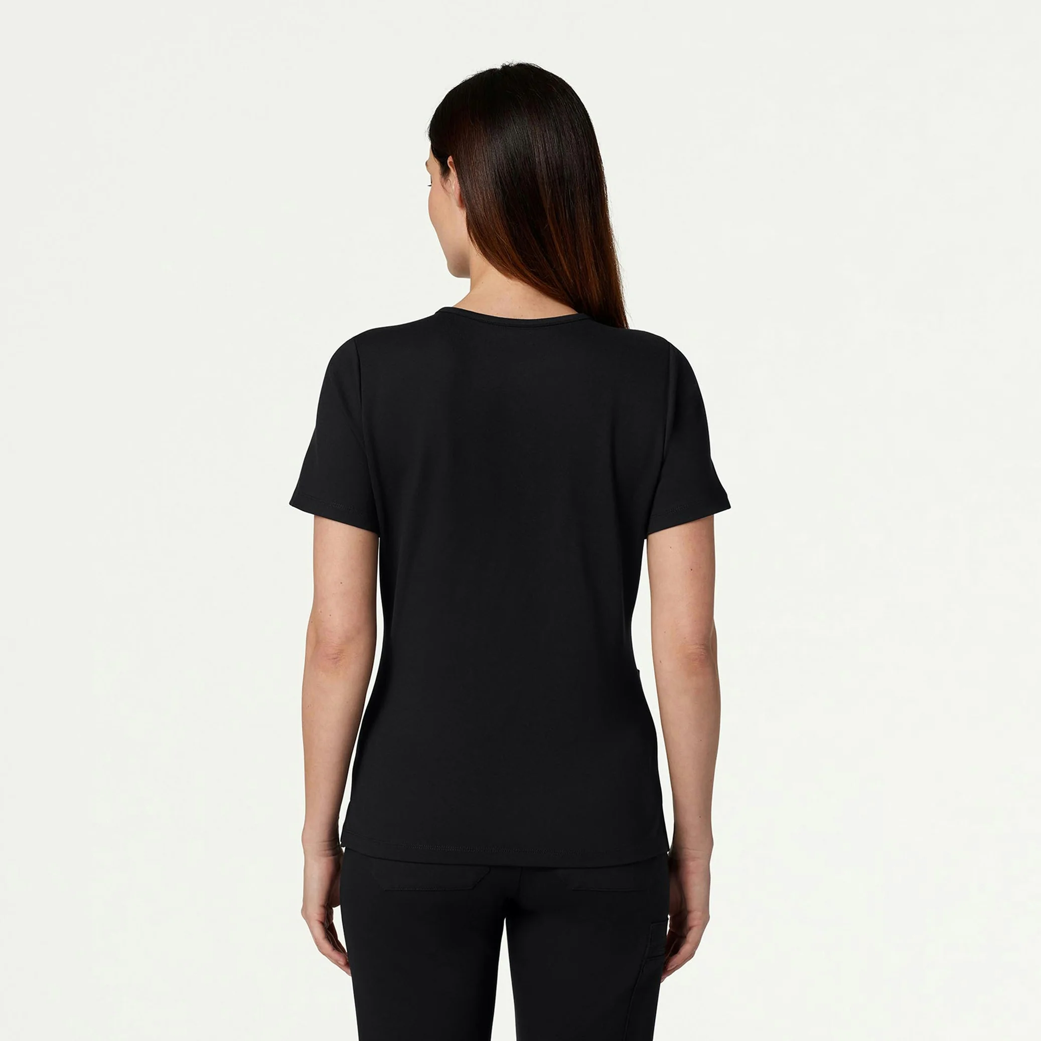 The Everyday UltraSOFT™ Scrub Set - Black - Image 3