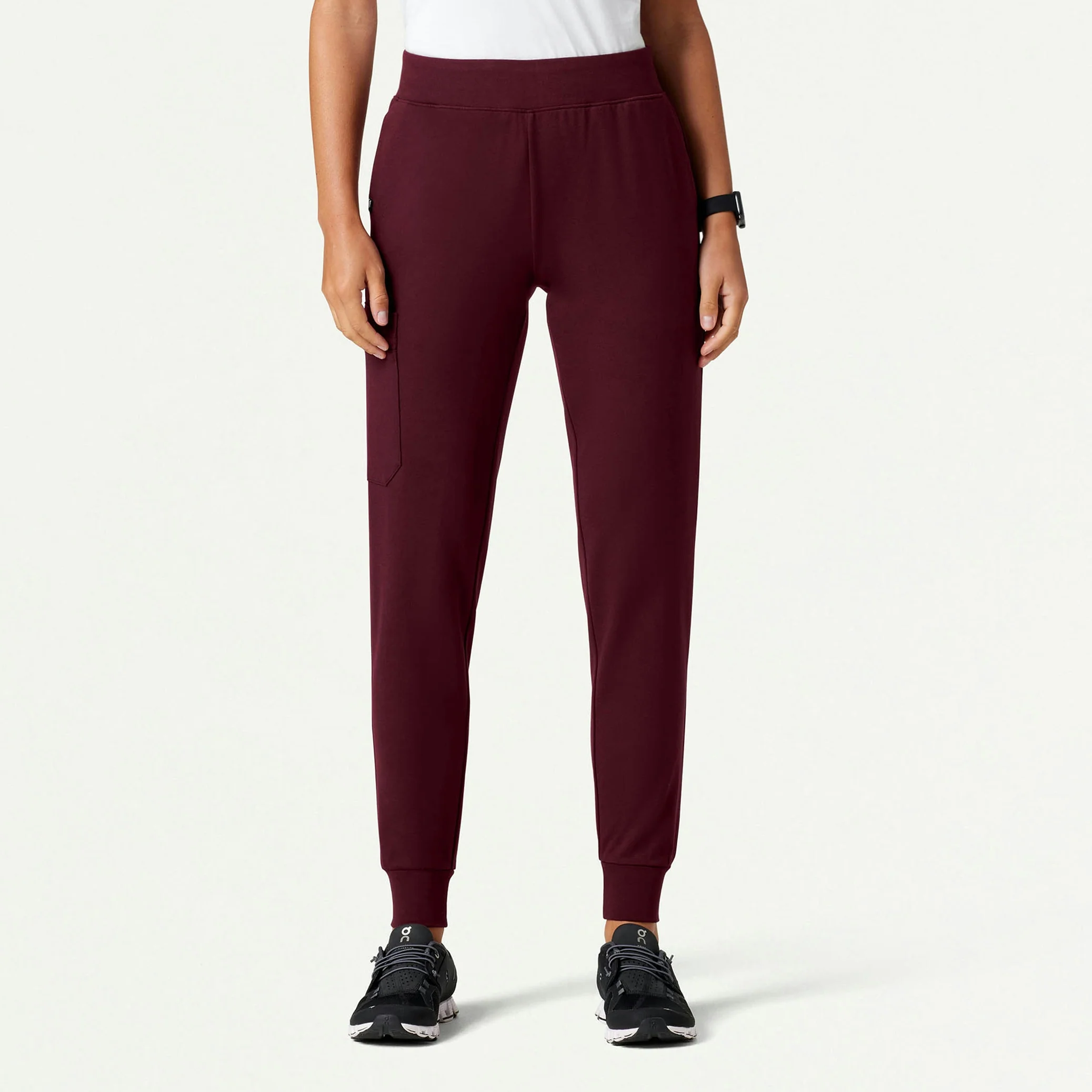 The Everyday UltraSOFT™ Scrub Set - Burgundy - Image 4