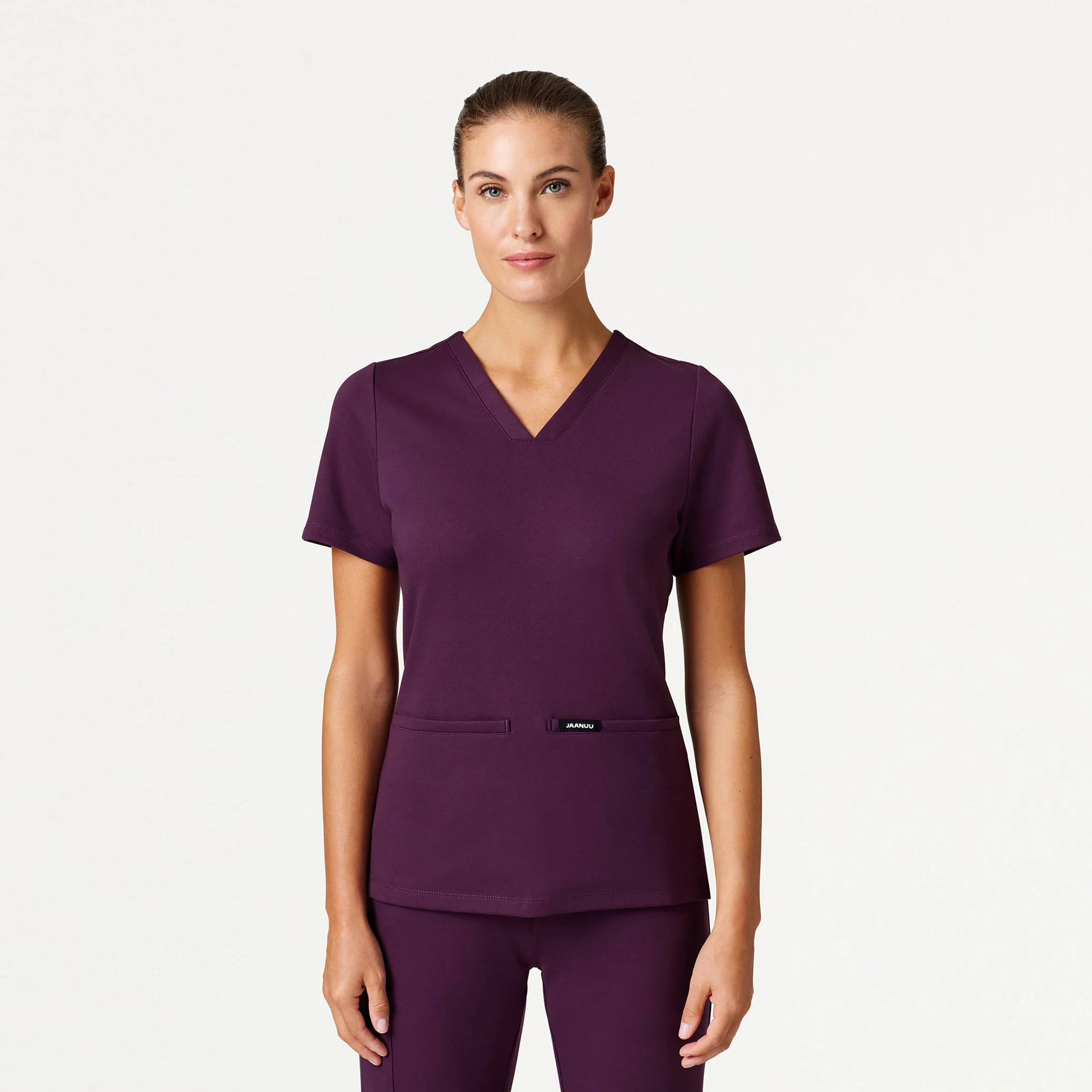 The Everyday UltraSOFT™ Scrub Set - Deep Eggplant - Image 2