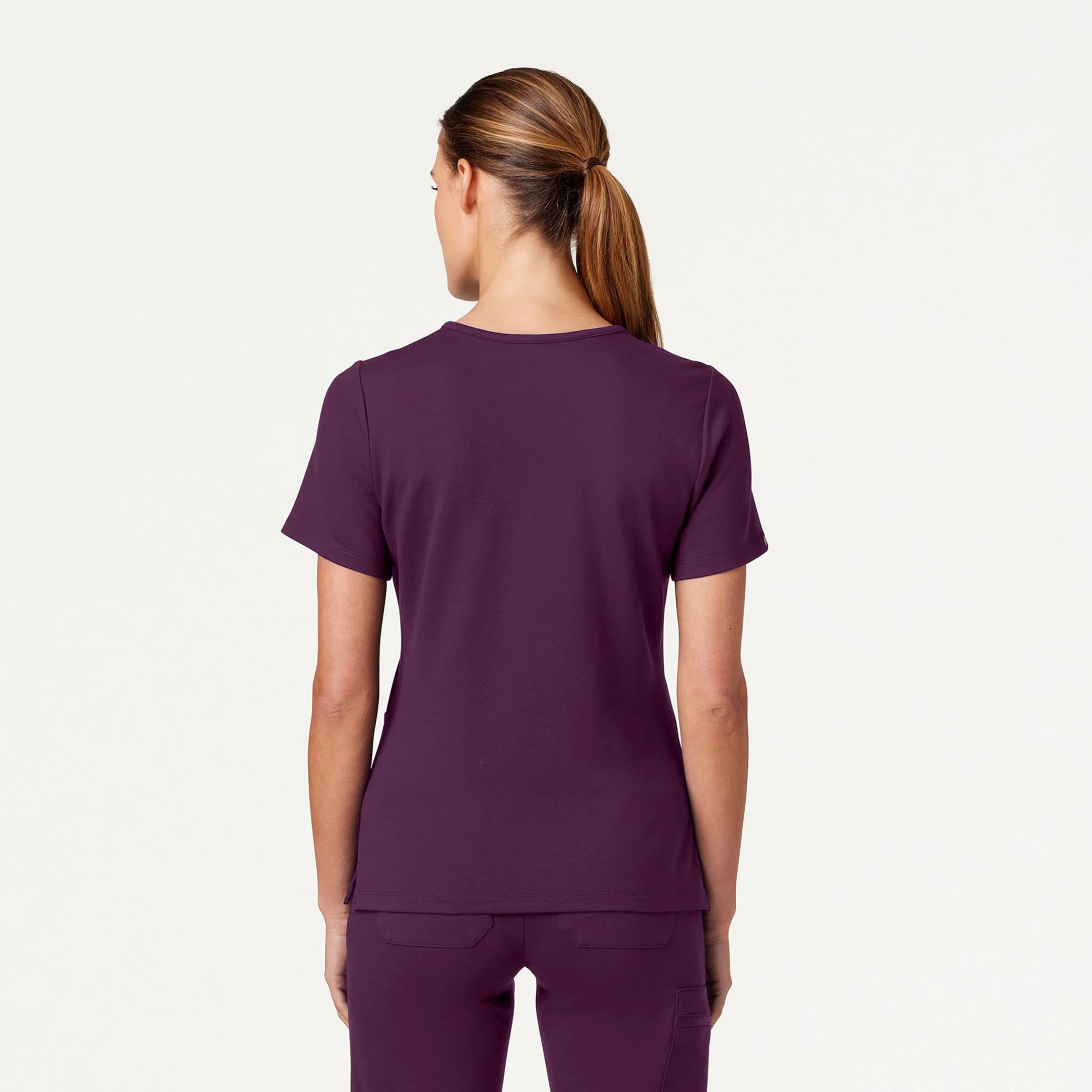 The Everyday UltraSOFT™ Scrub Set - Deep Eggplant - Image 3
