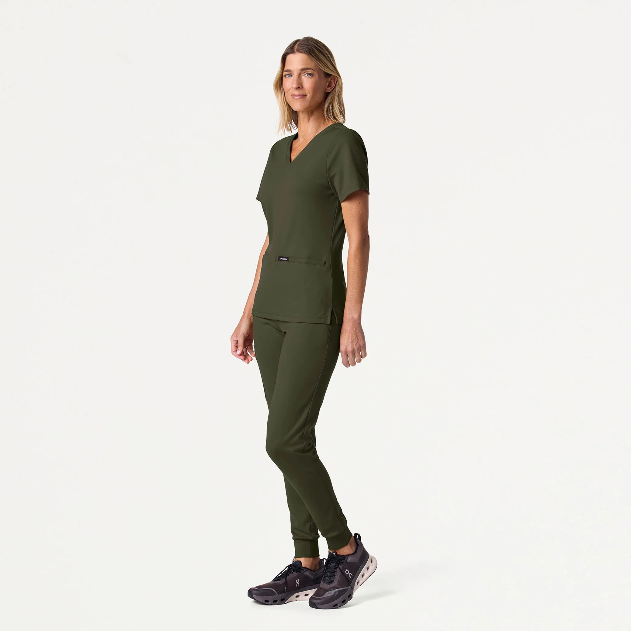 The Everyday UltraSOFT™ Scrub Set - Deep Olive
