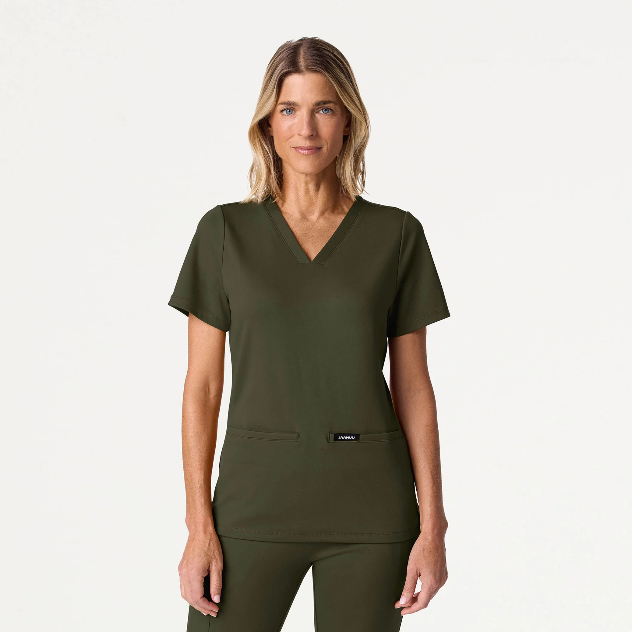 The Everyday UltraSOFT™ Scrub Set - Deep Olive - Image 2