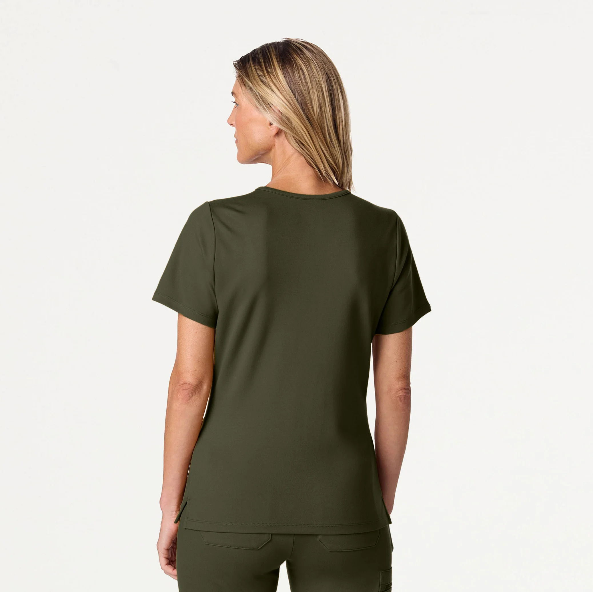 The Everyday UltraSOFT™ Scrub Set - Deep Olive - Image 3
