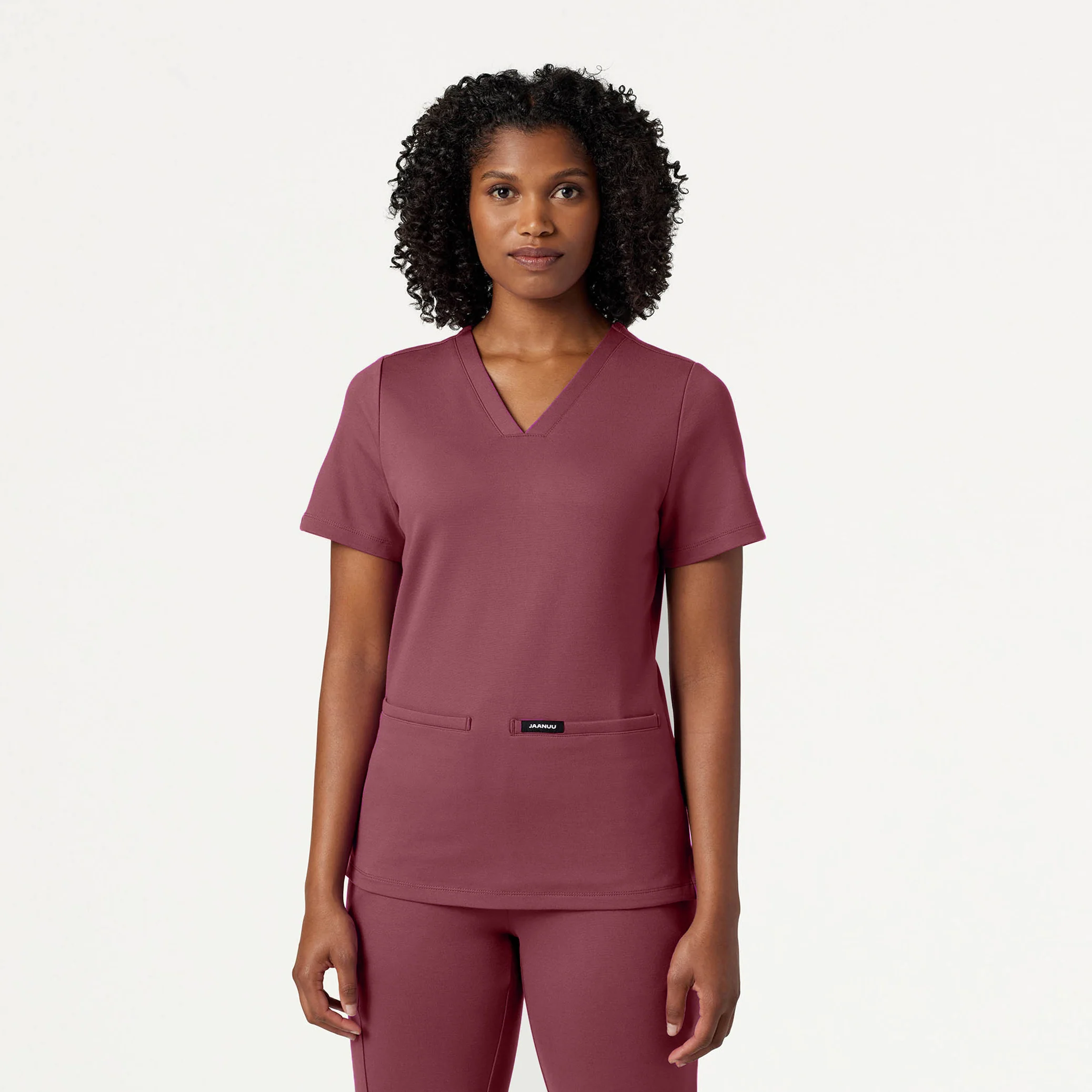 The Everyday UltraSOFT™ Scrub Set - Rosewood - Image 2
