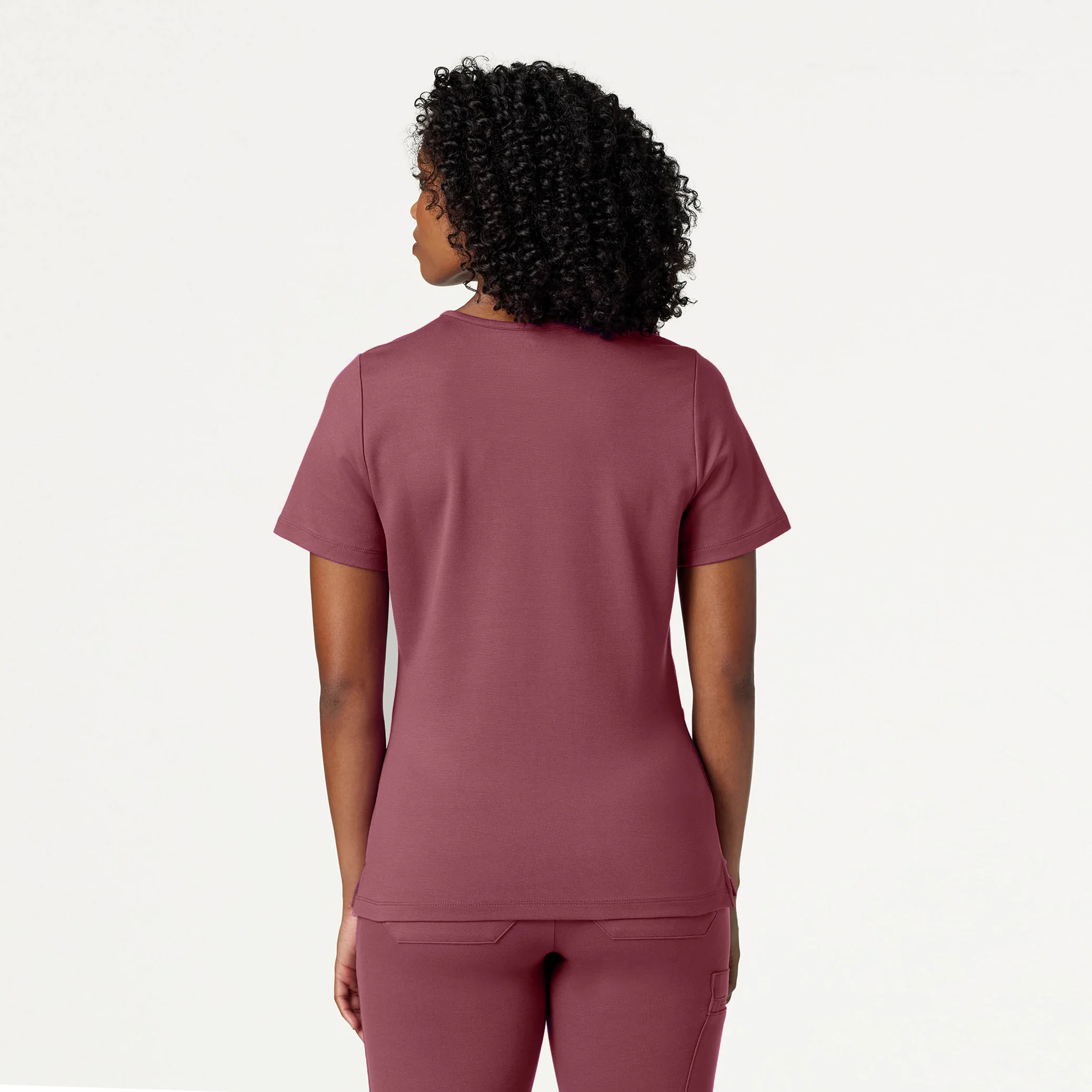 The Everyday UltraSOFT™ Scrub Set - Rosewood - Image 3