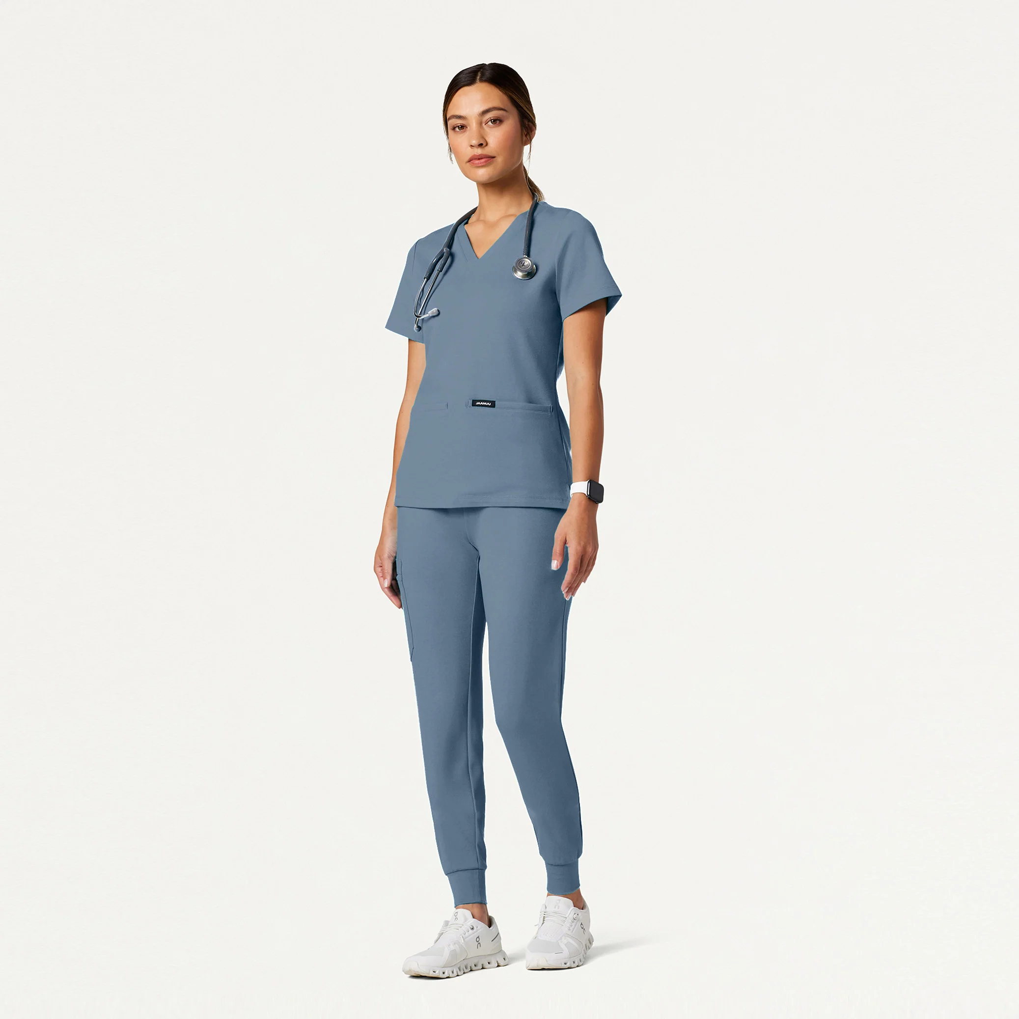 The Everyday UltraSOFT™ Scrub Set - Storm Blue