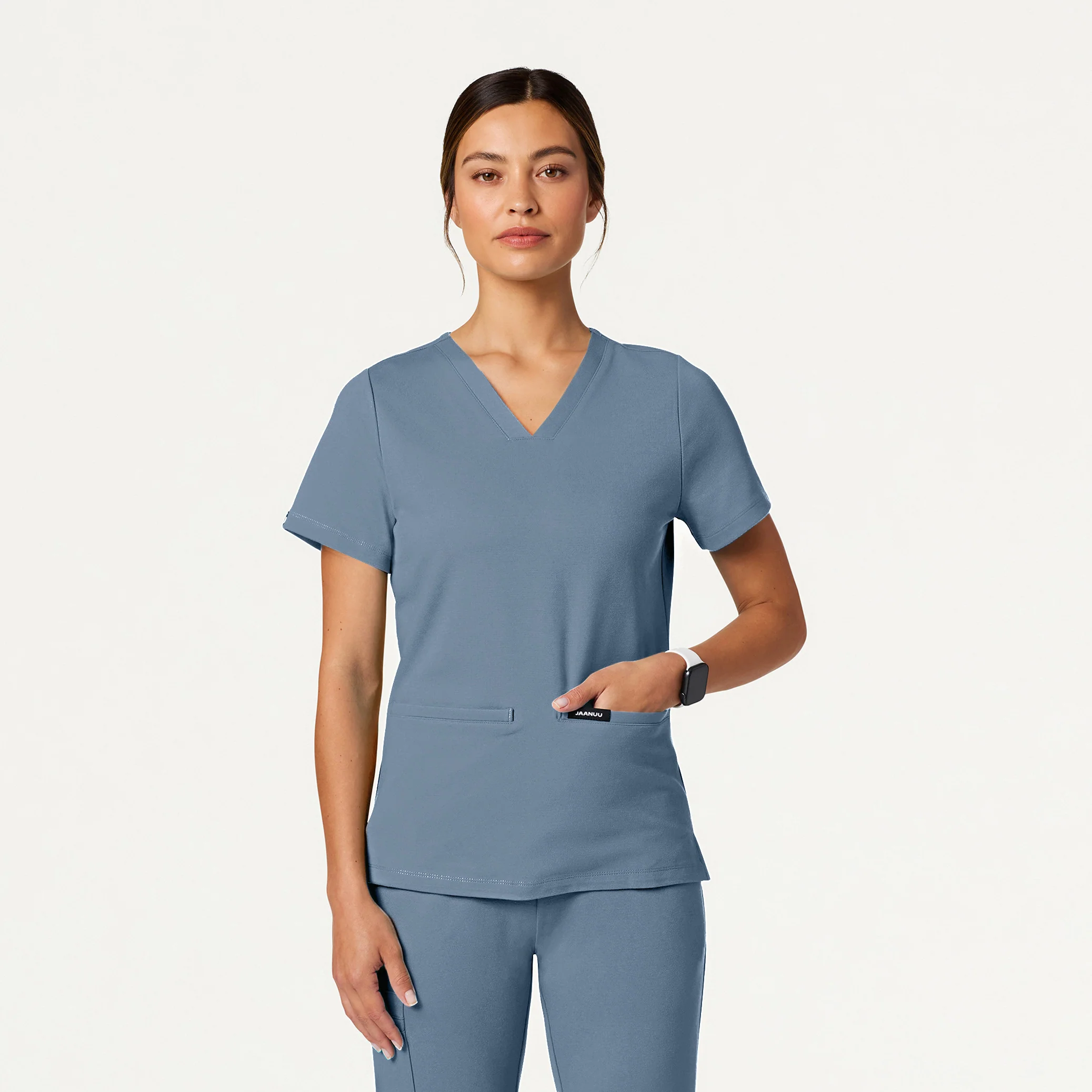 The Everyday UltraSOFT™ Scrub Set - Storm Blue - Image 2