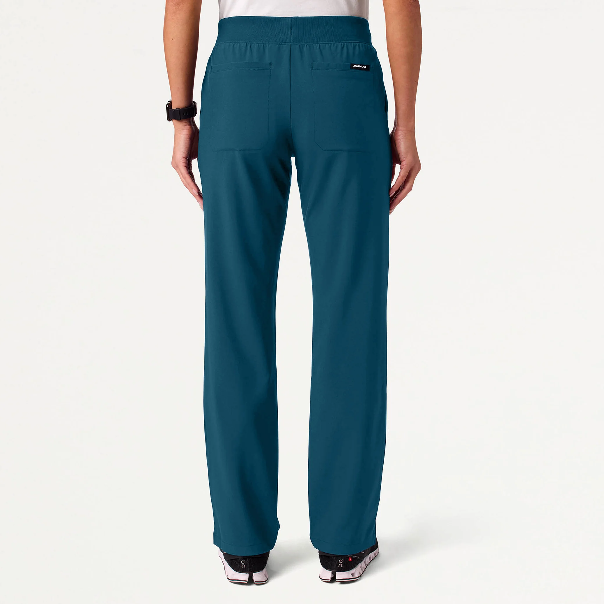 The Fit & Flare UltraLITE™ Scrub Set - Caribbean Blue - Image 6