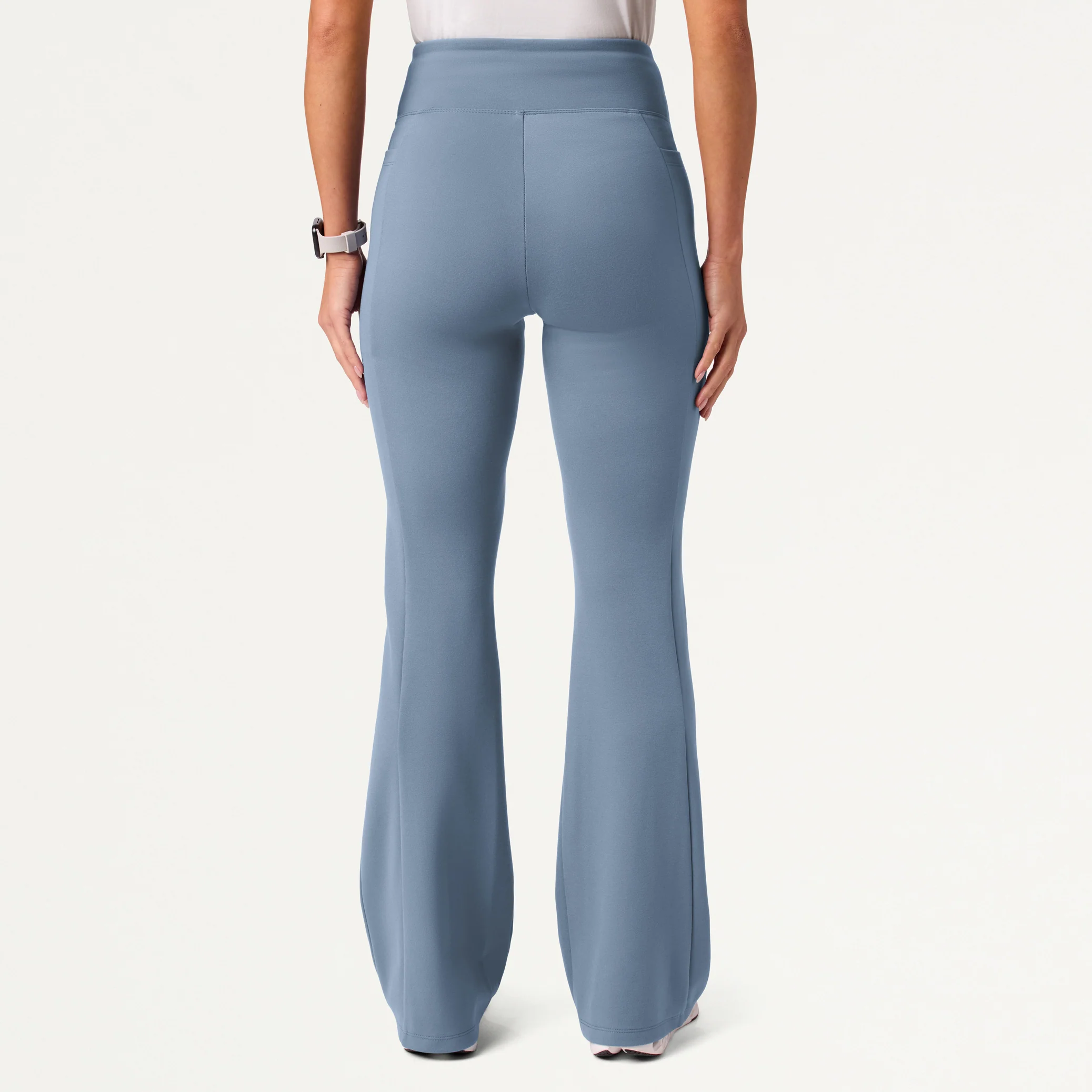 The Half-Zip UltraSOFT™ Scrub Set - Storm Blue - Image 5
