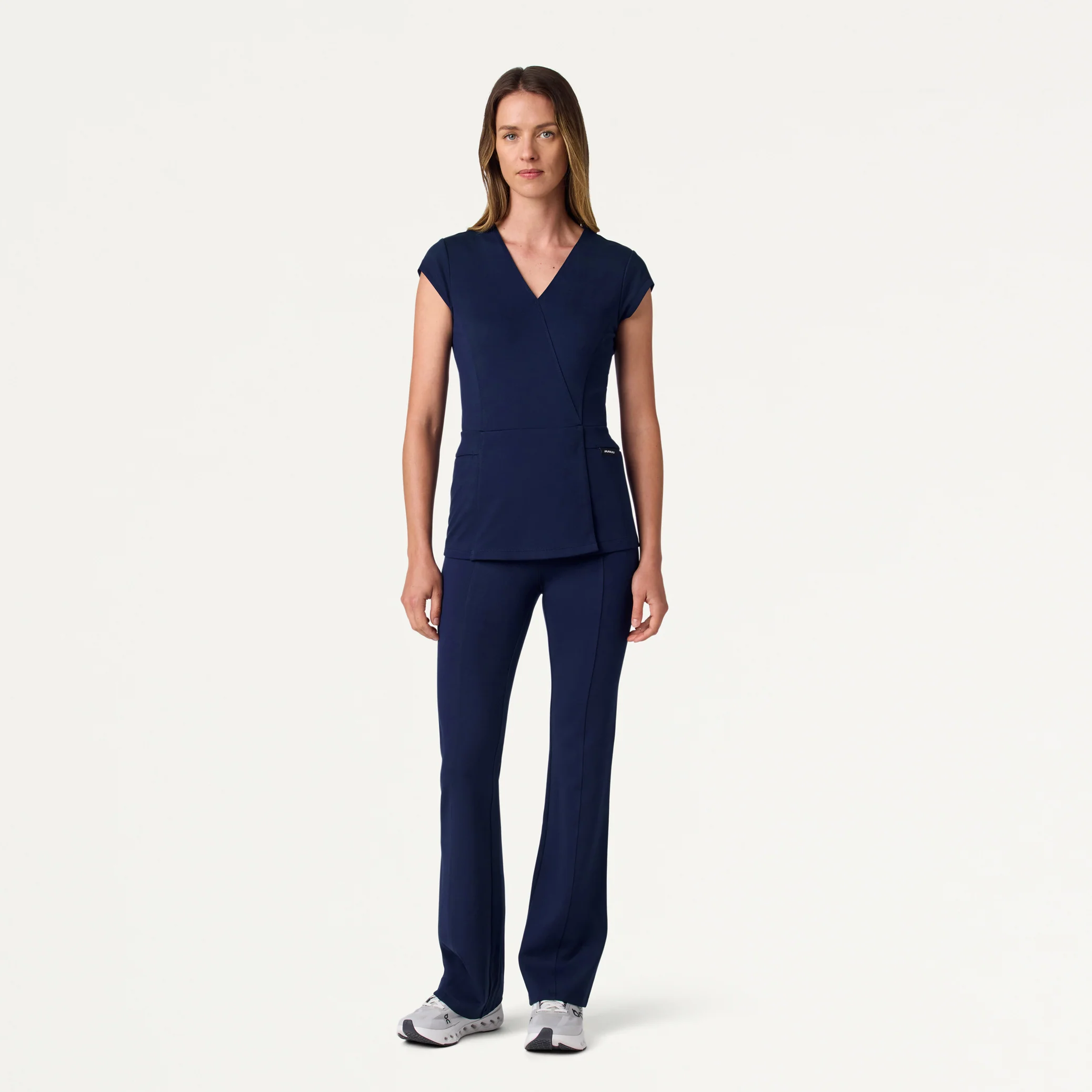 The Mock-Wrap UltraSOFT™ Scrub Set - Midnight Navy