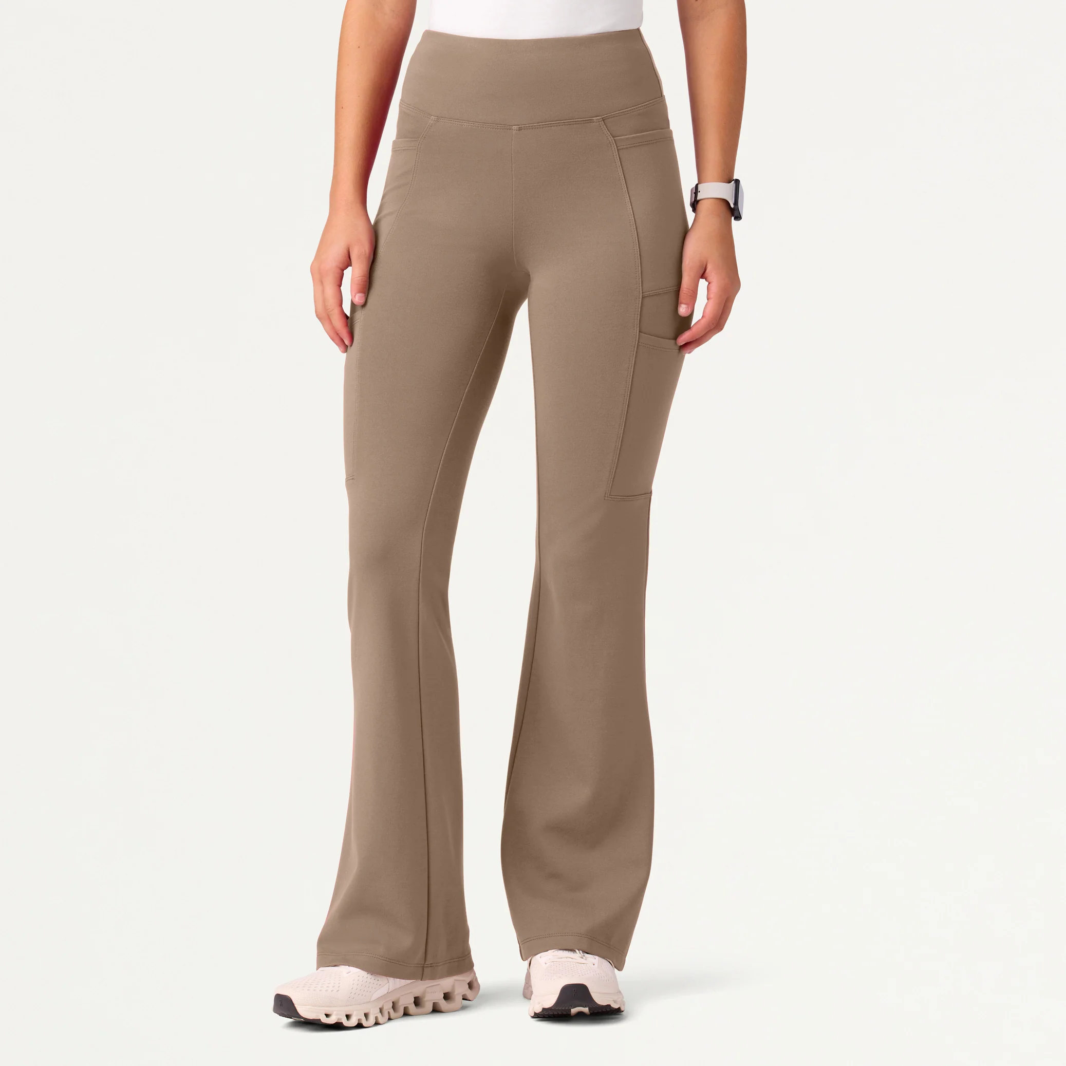 The Mock-Wrap UltraSOFT™ Scrub Set - Mocha - Image 4