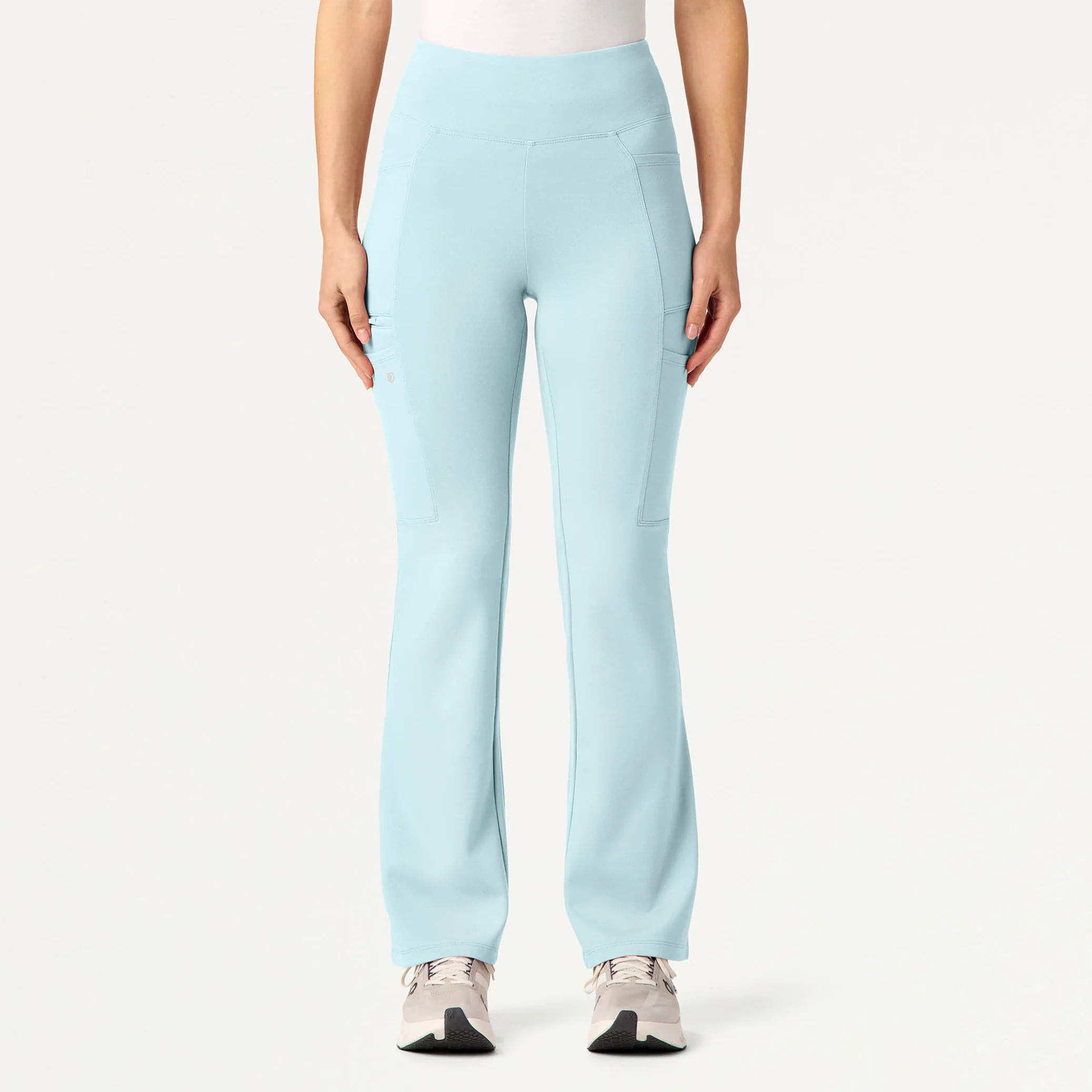 The Mock-Wrap UltraSOFT™ Scrub Set - Sky Blue - Image 4