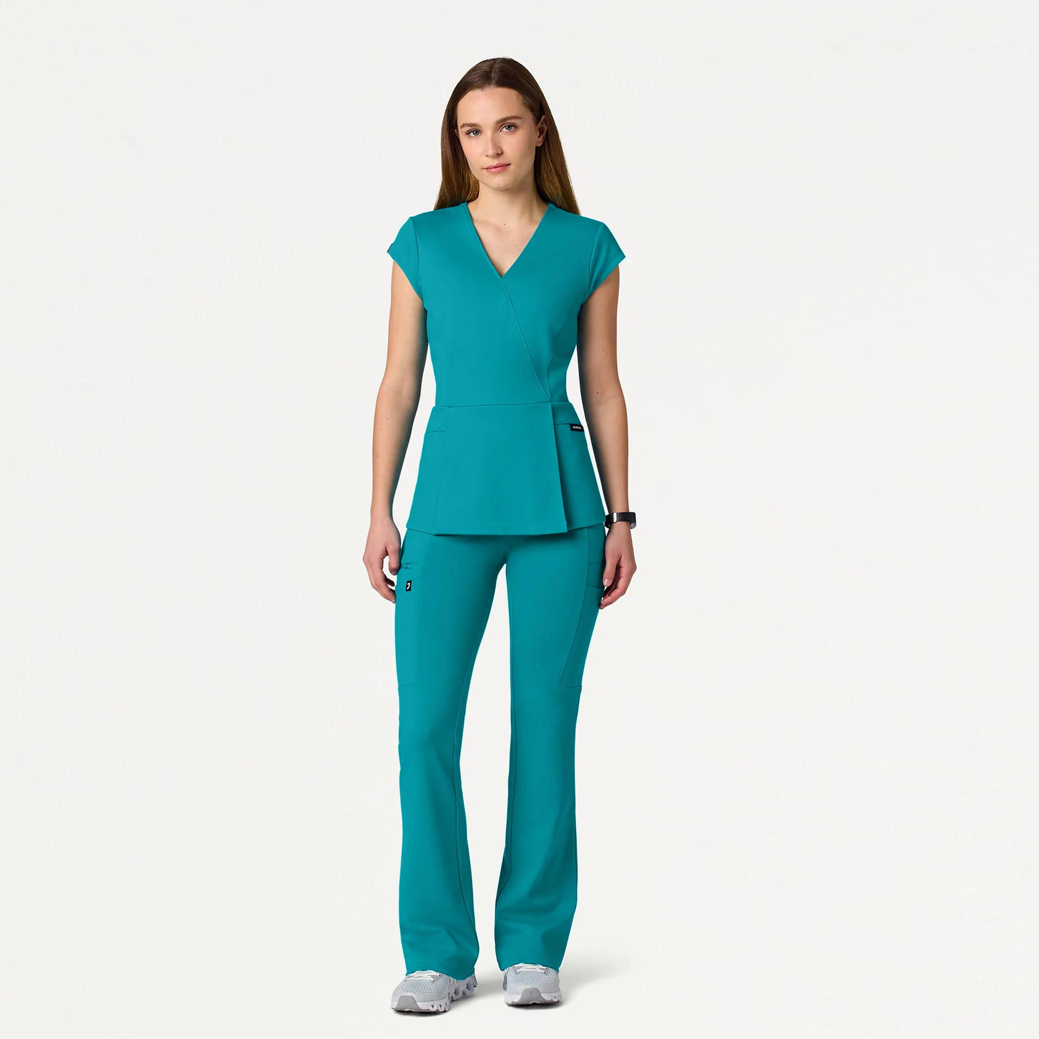 The Mock-Wrap UltraSOFT™ Scrub Set - Teal