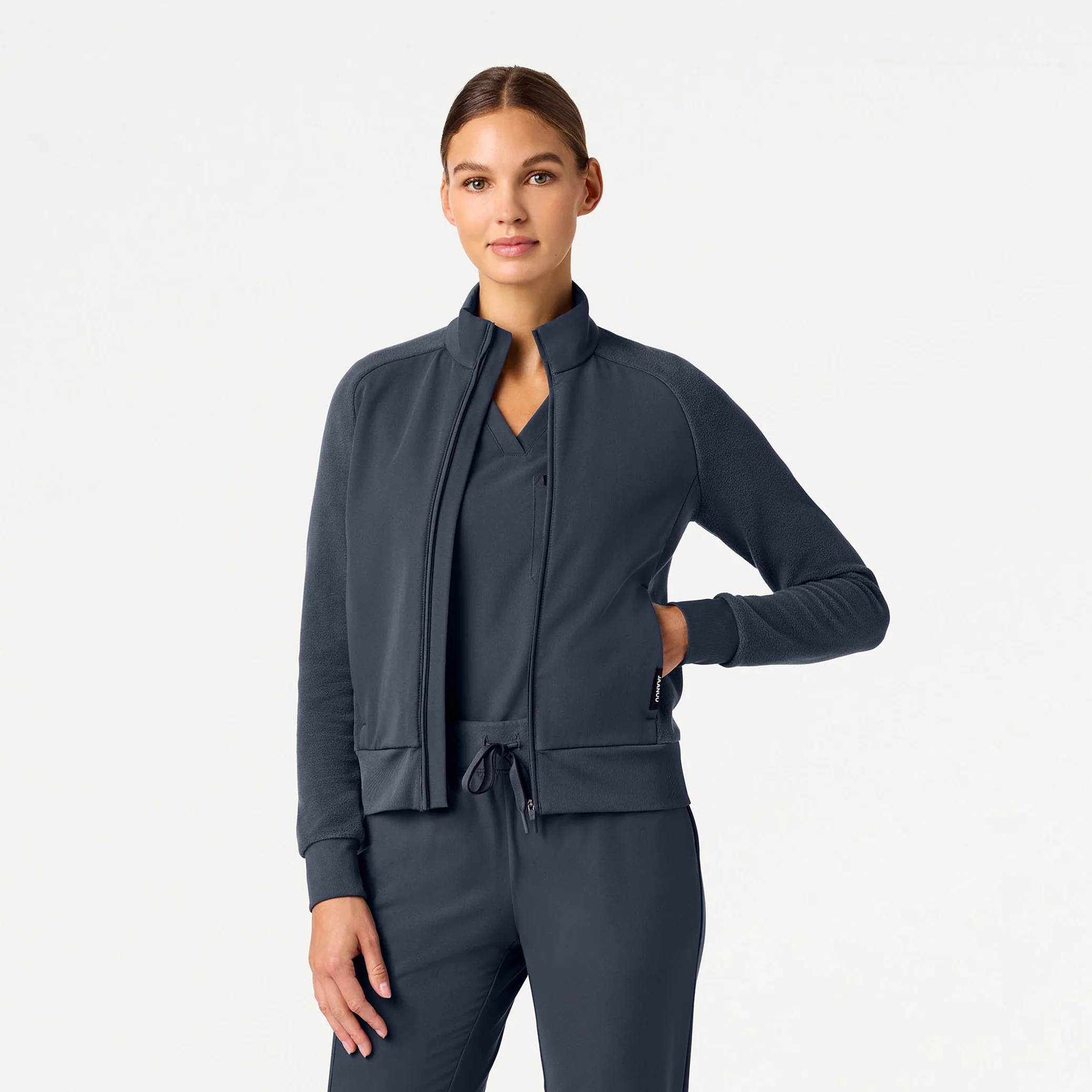 The Original Fleece Jacket Kit - Fog - Image 2