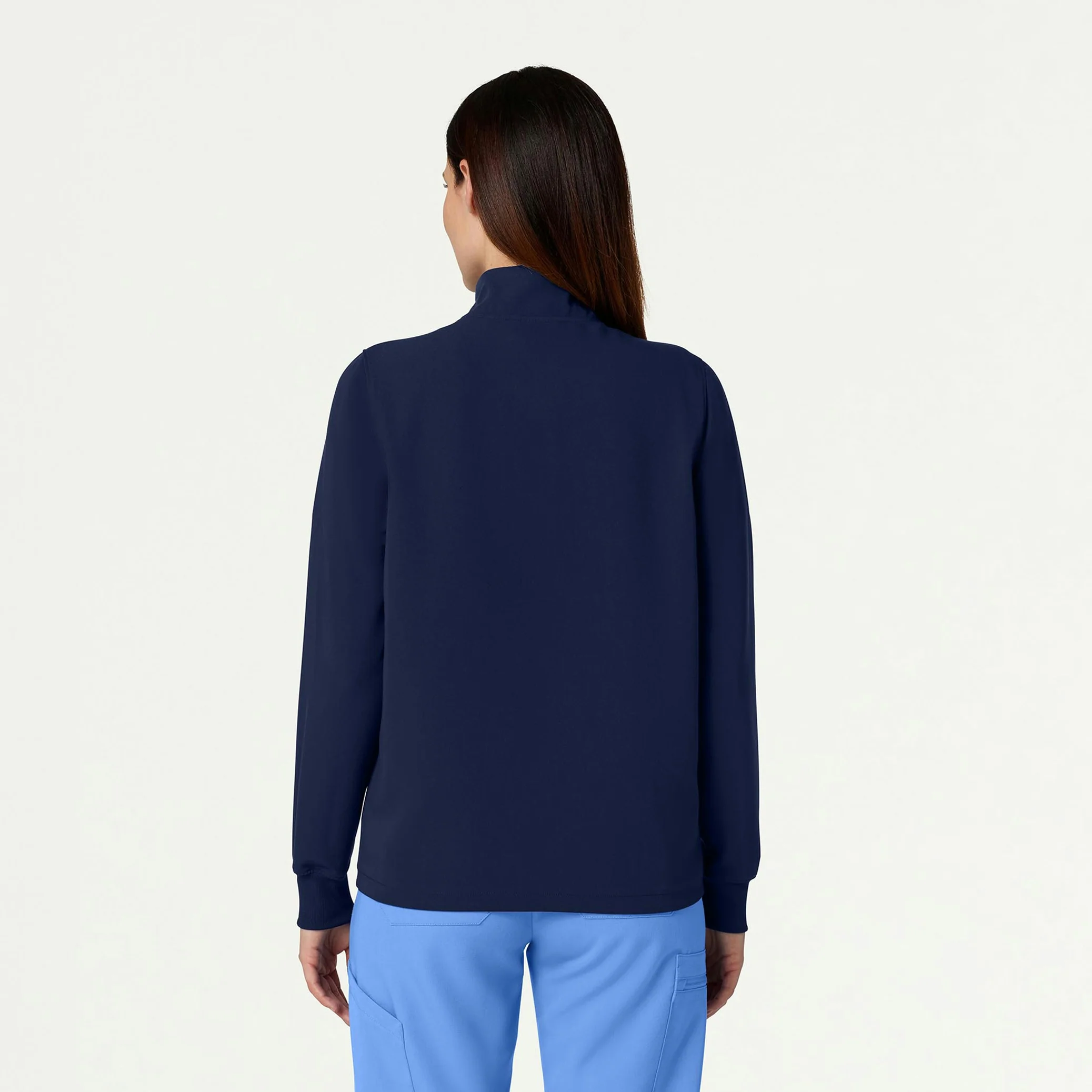 Ceri Essential 6-Pocket Scrub Jacket - Midnight Navy - Image 5