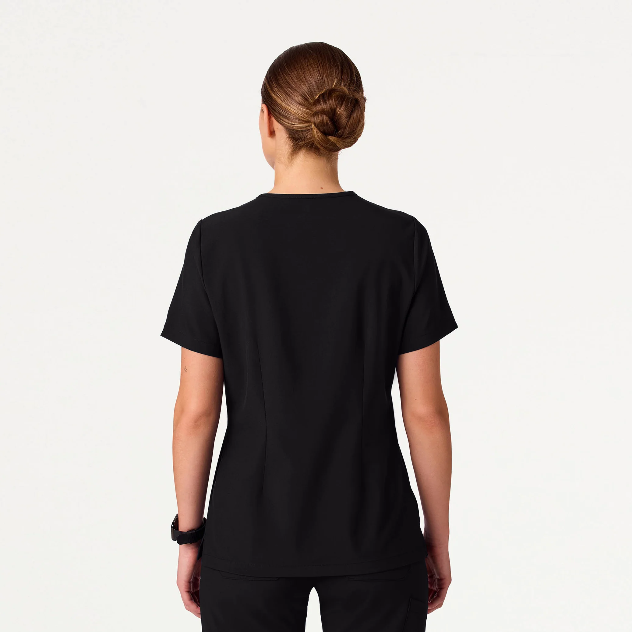 The Original UltraLITE™ Scrub Set - Black - Image 4