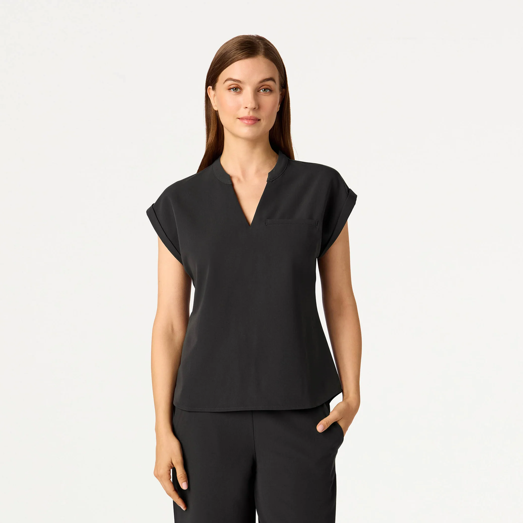 The Relaxed Scrub Set - Charcoal - Image 2