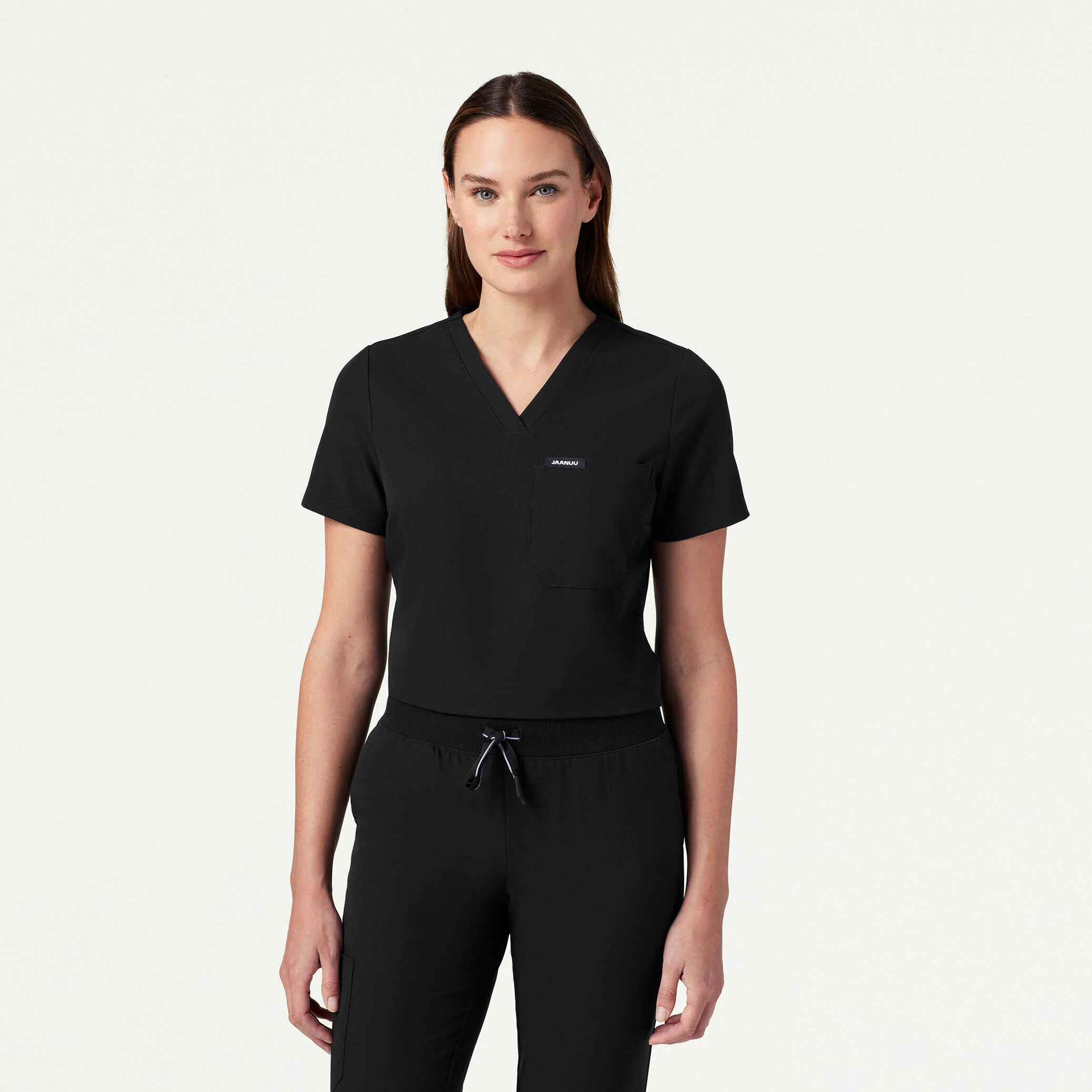 The Slim Scrub Set - Black - Image 2
