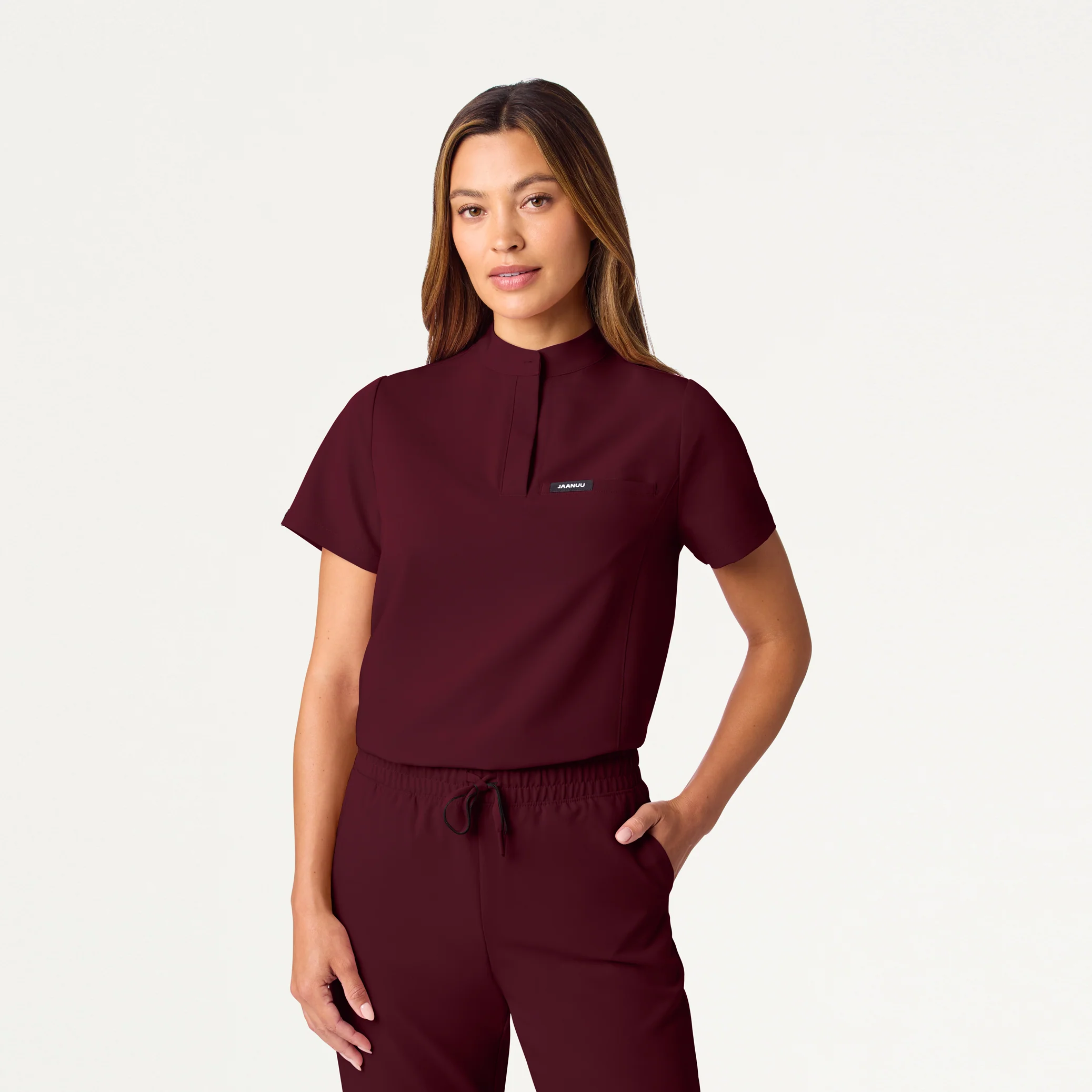 The Style Pro Scrub Set - Burgundy - Image 2