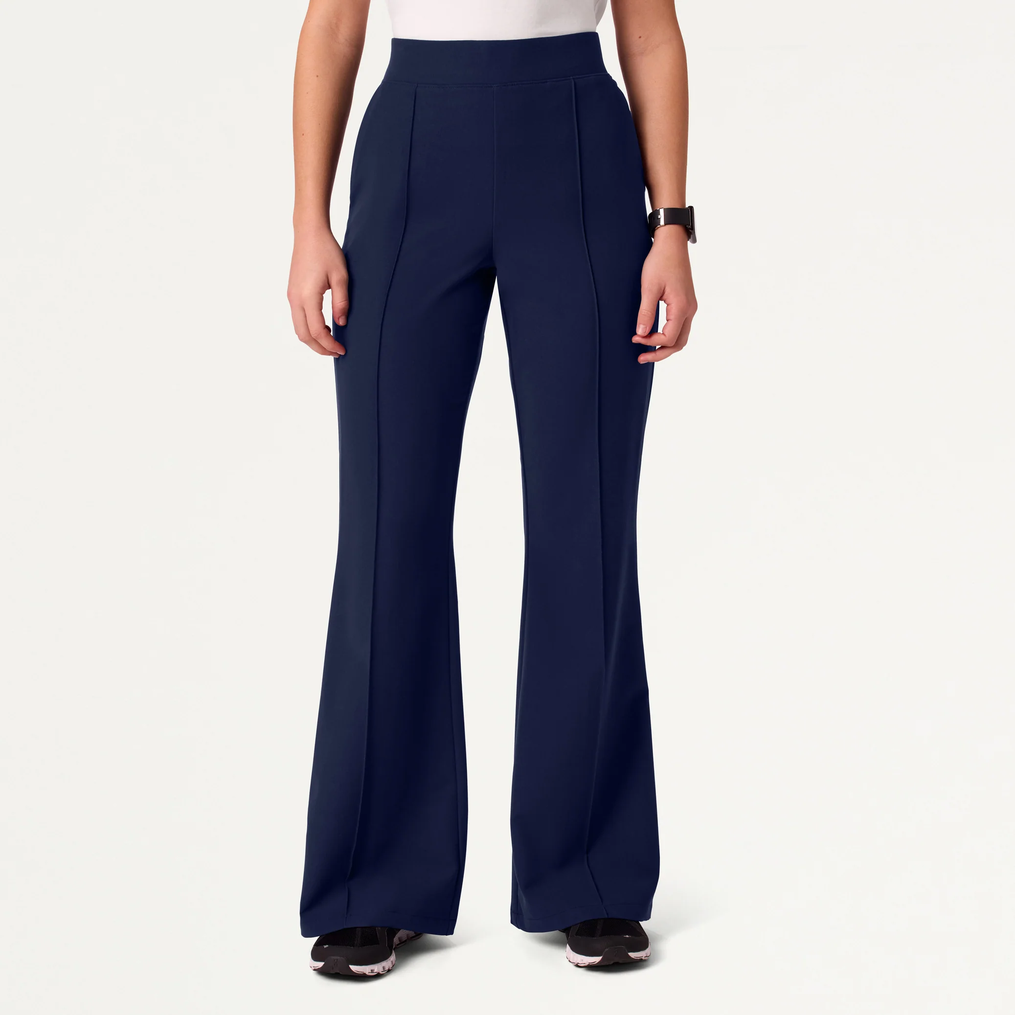 The Tailored Flare Scrub Set - Midnight Navy - Image 4