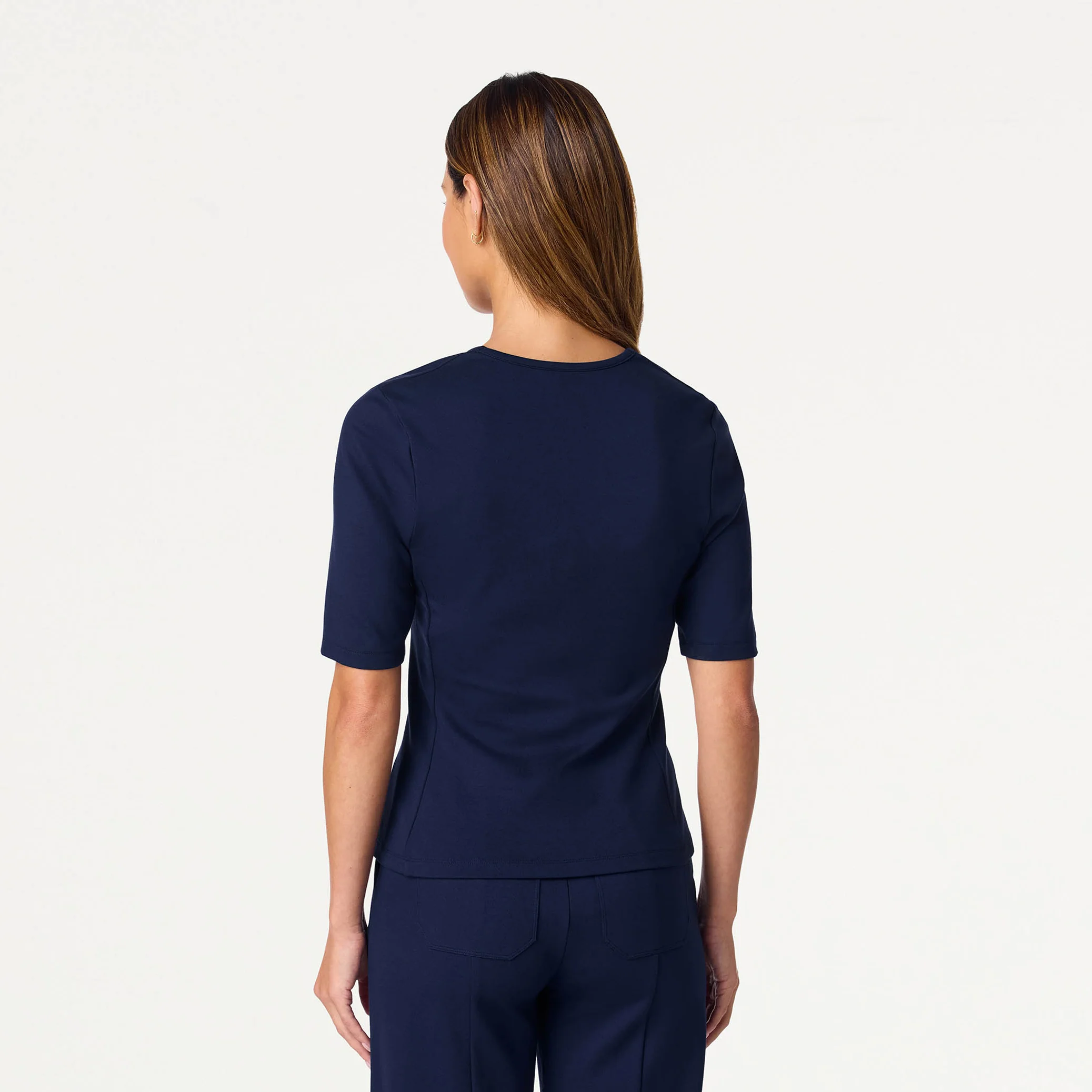 The UltraSOFT™ Skirt Scrub Set - Midnight Navy - Image 3